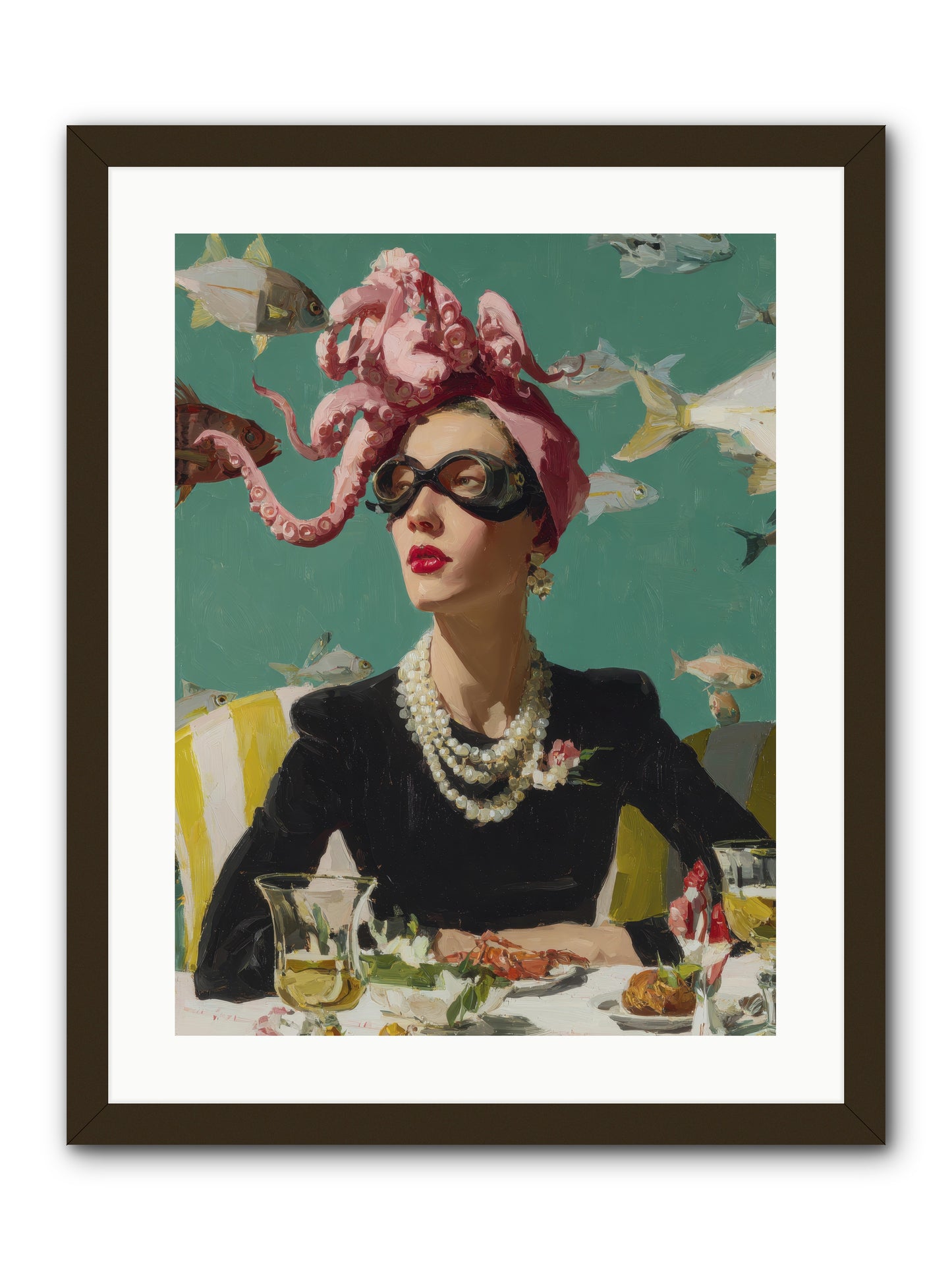 Corsages for the Unannounced -- Framed Print - Black 18x24