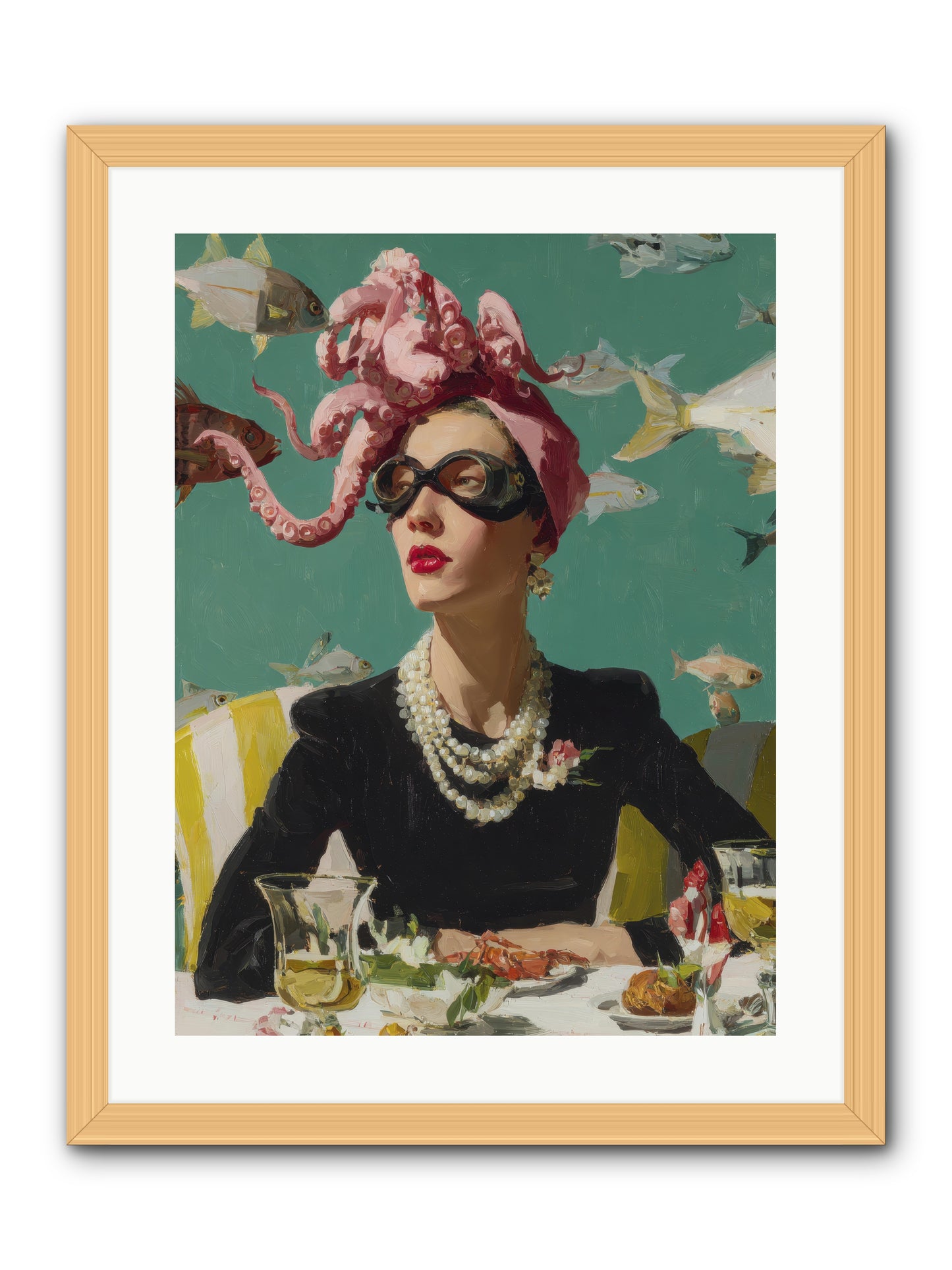 Corsages for the Unannounced -- Framed Print - Natural 18x24