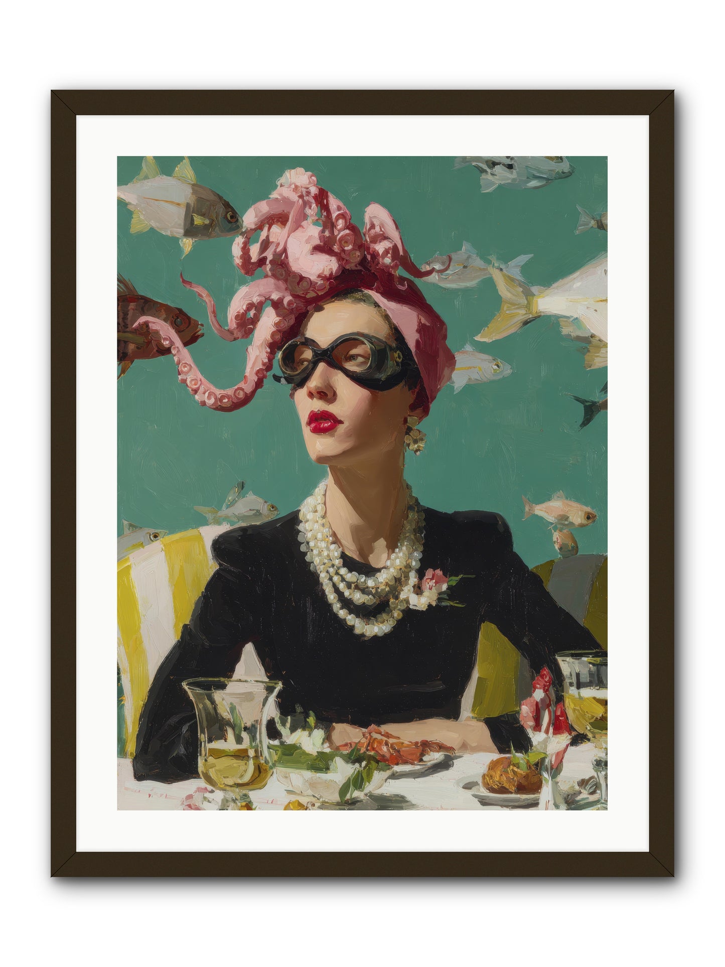 Corsages for the Unannounced -- Framed Print - Black 24x32