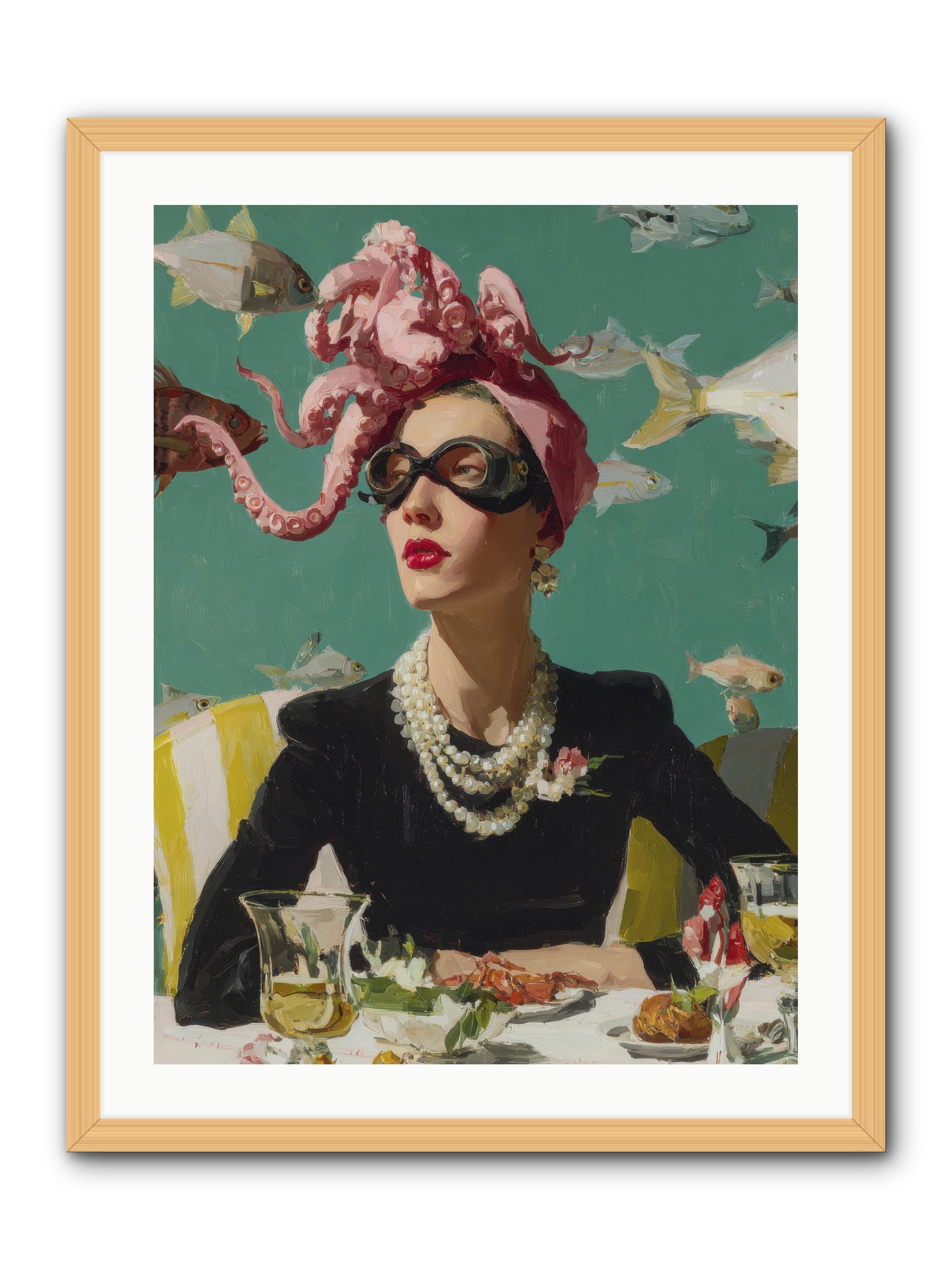 Corsages for the Unannounced -- Framed Print - Natural 24x32