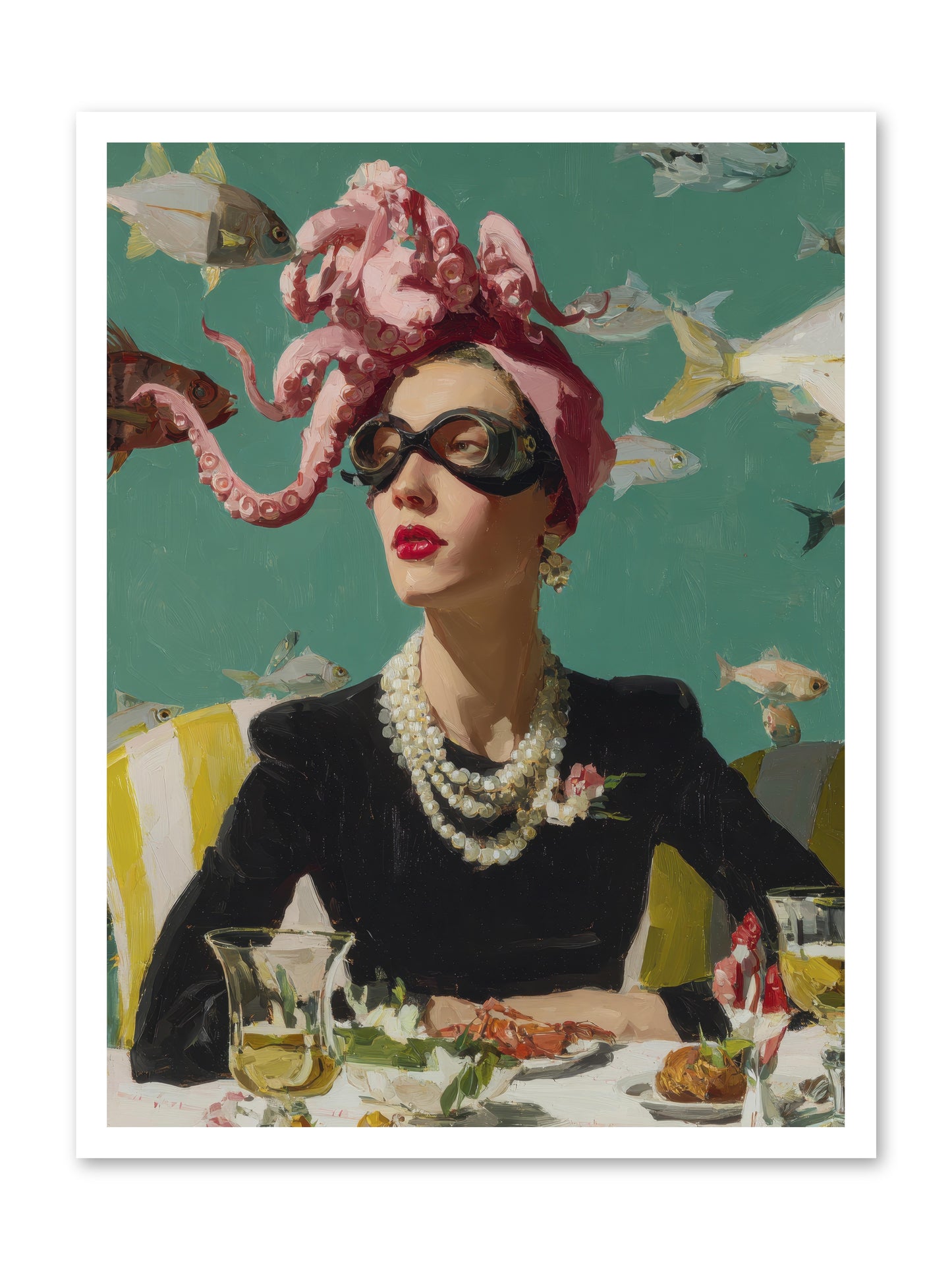 Corsages for the Unannounced -- Loose Canvas Print 24x32