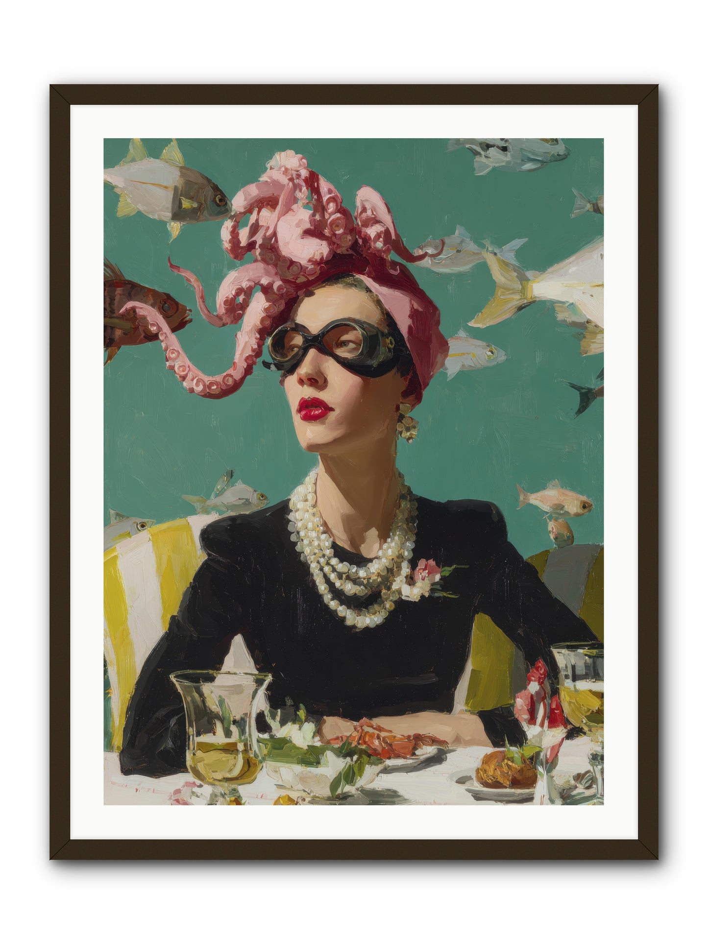 Corsages for the Unannounced -- Framed Print - Black 30x40