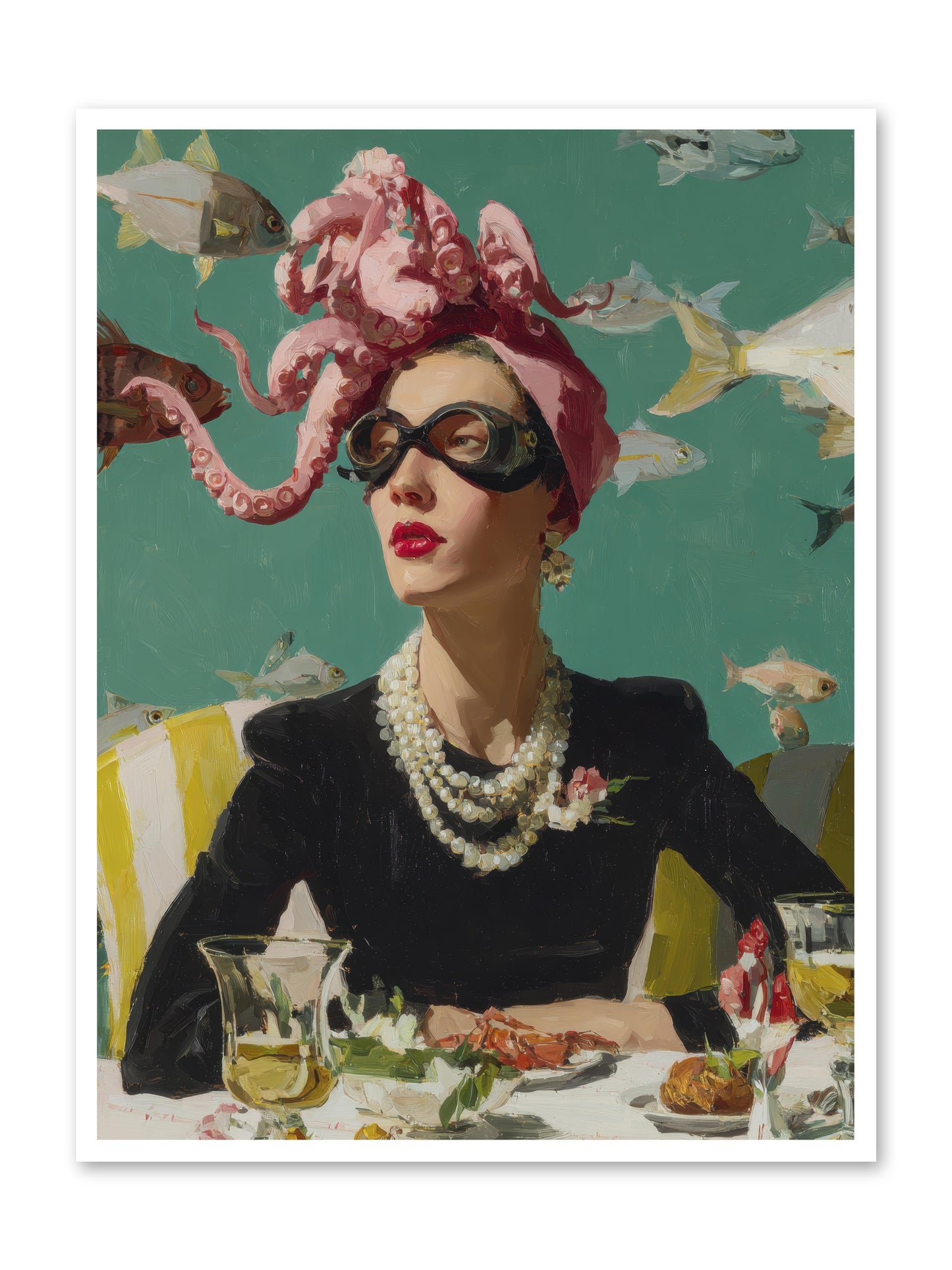 Corsages for the Unannounced -- Loose Canvas Print 36x48