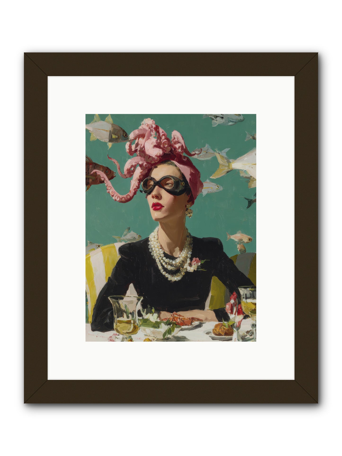 Corsages for the Unannounced -- Framed Print - Black 9x12