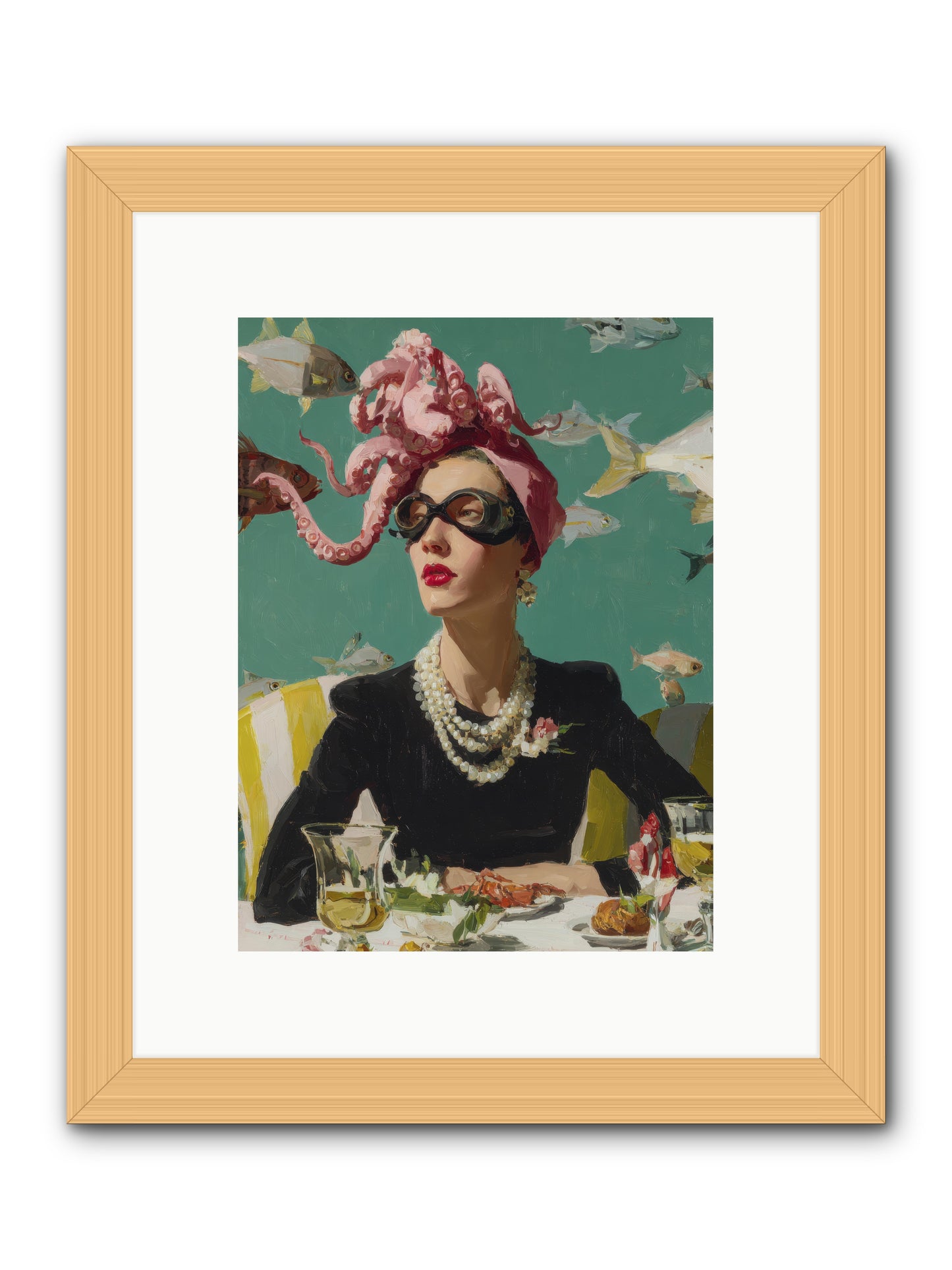 Corsages for the Unannounced -- Framed Print - Natural 9x12