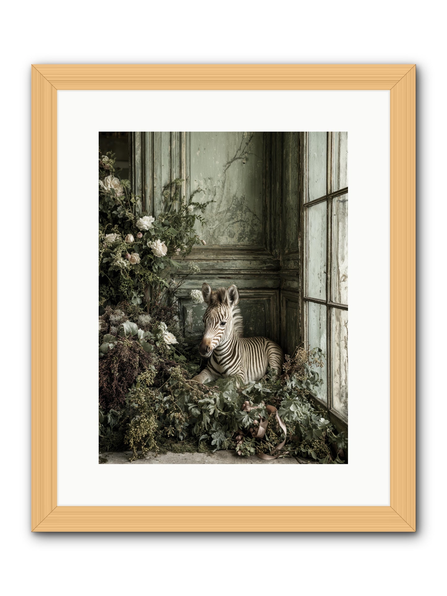 Cosette -- Framed Print - Natural 12x16