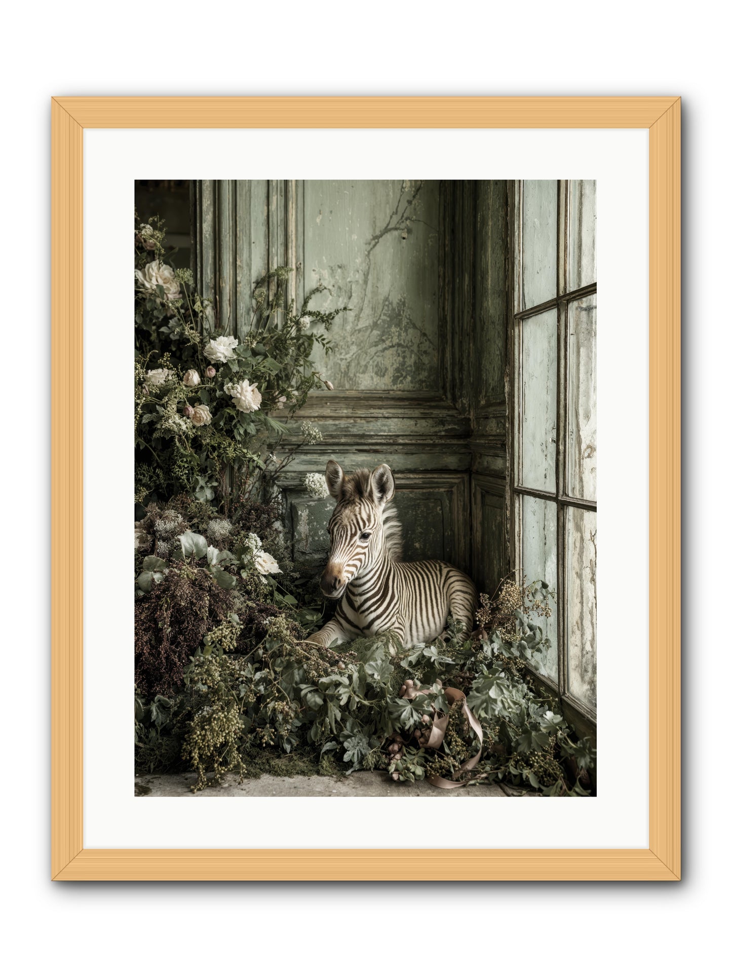 Cosette -- Framed Print - Natural 18x24