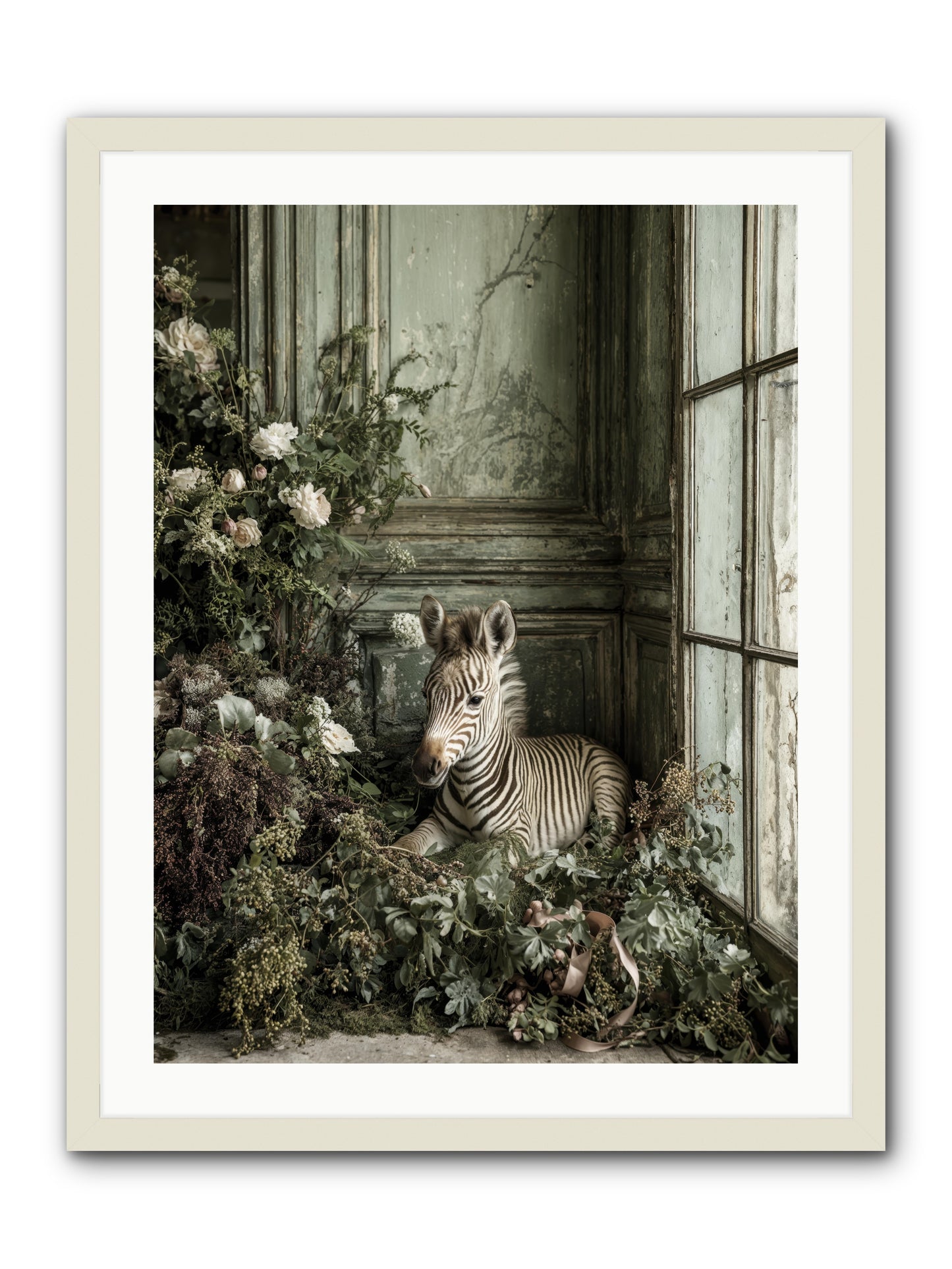 Cosette -- Framed Print - White 24x32