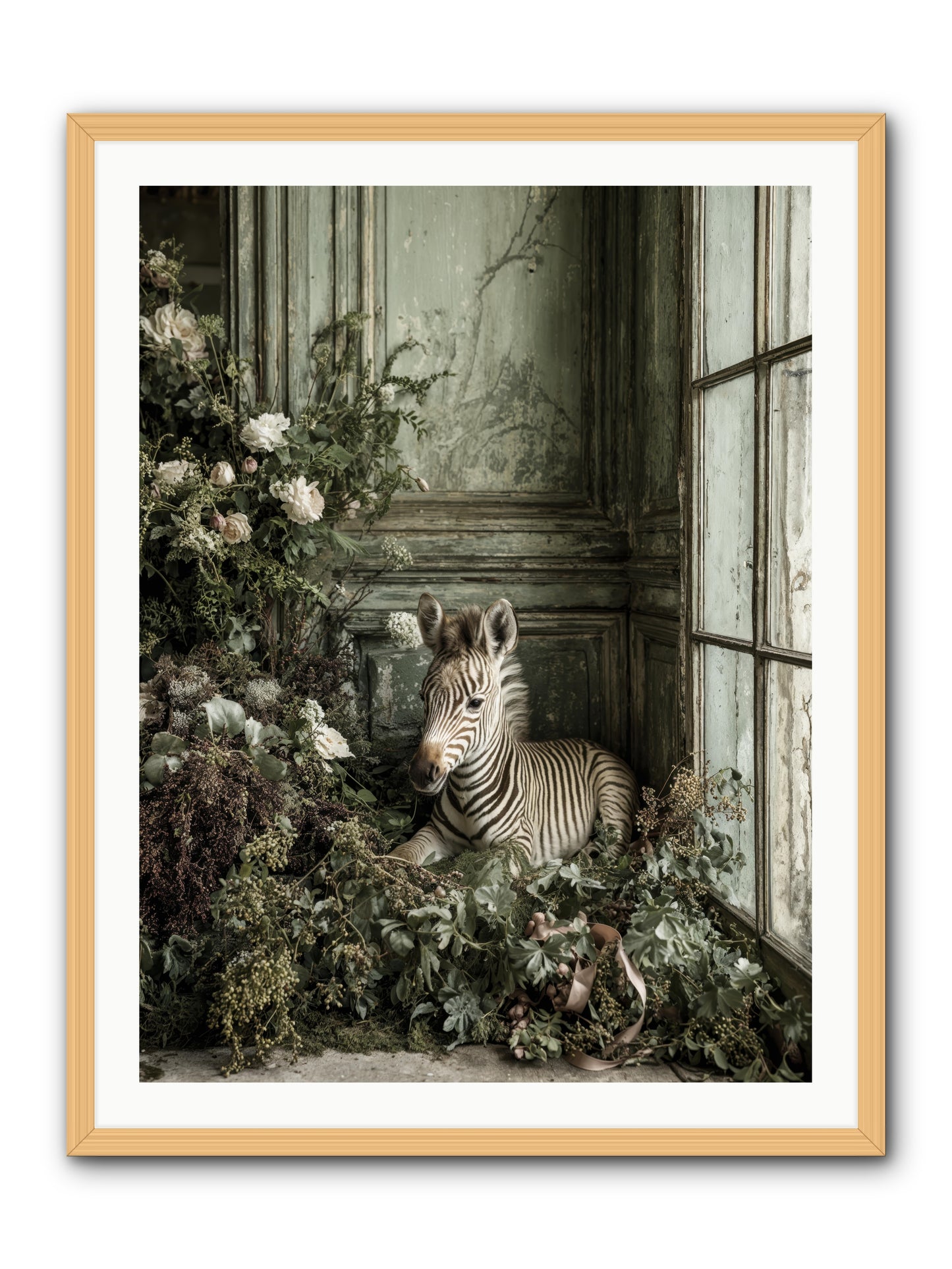 Cosette -- Framed Print - Natural 30x40