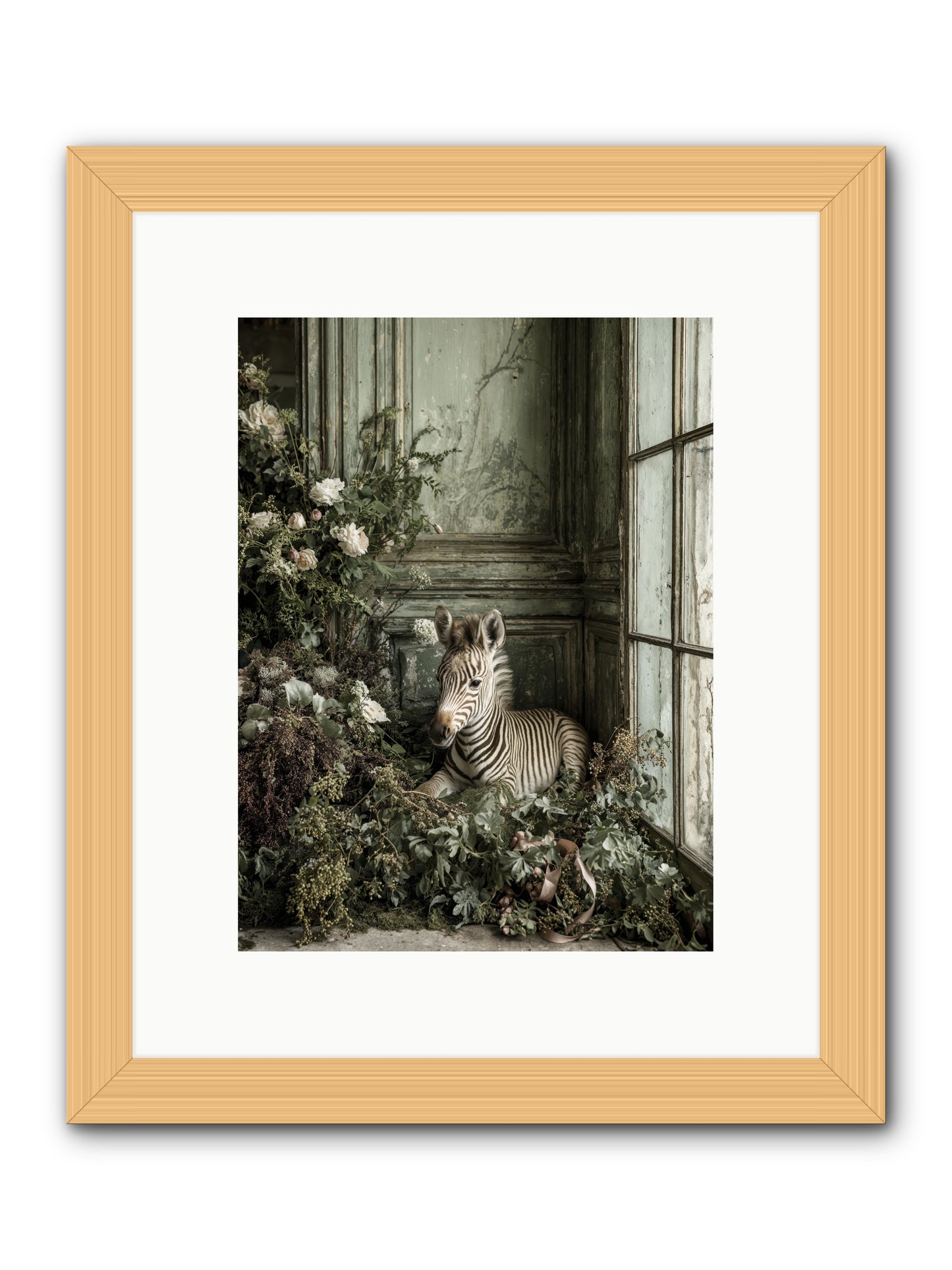 Cosette -- Framed Print - Natural 9x12