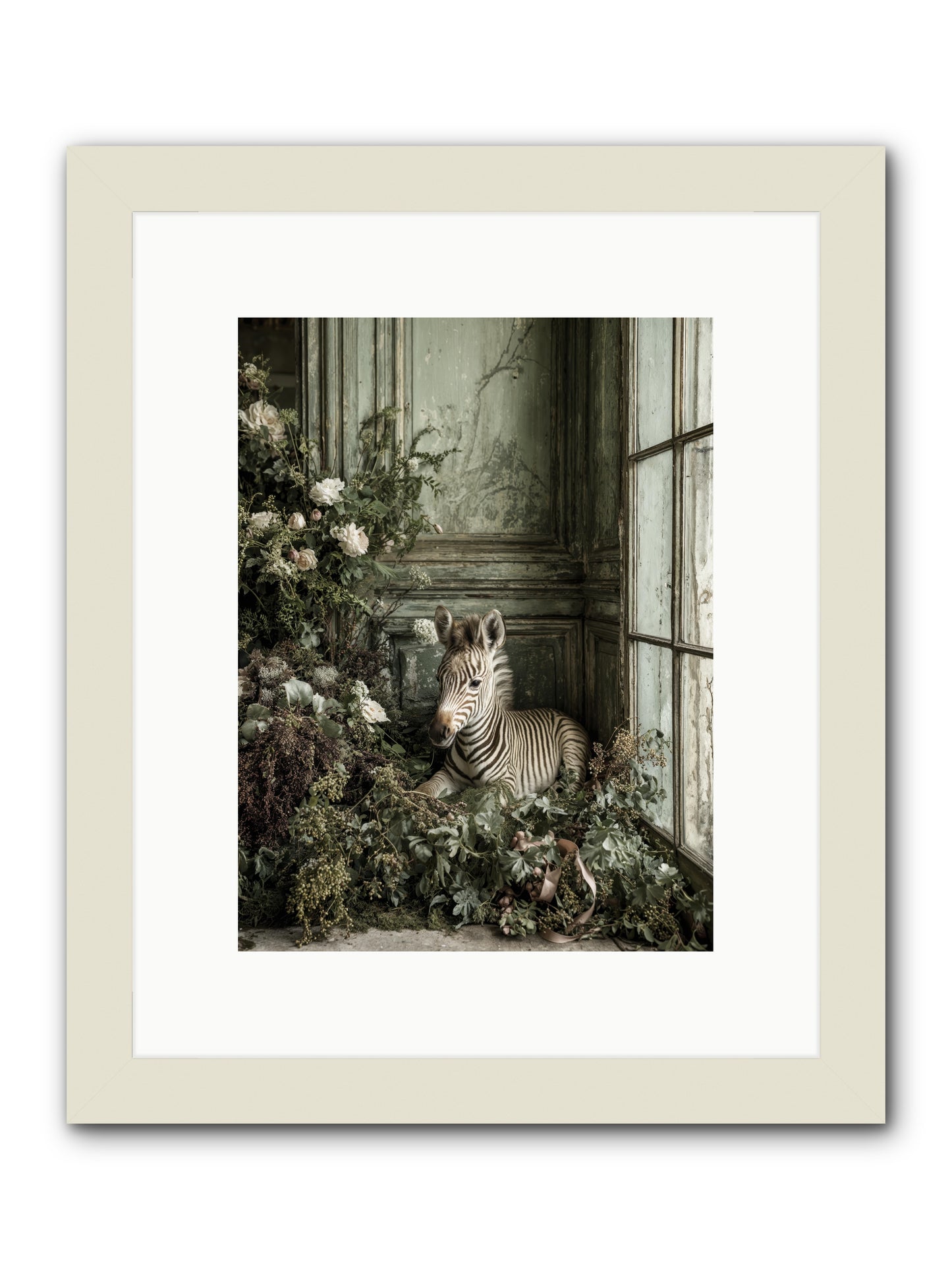 Cosette -- Framed Print - White 9x12