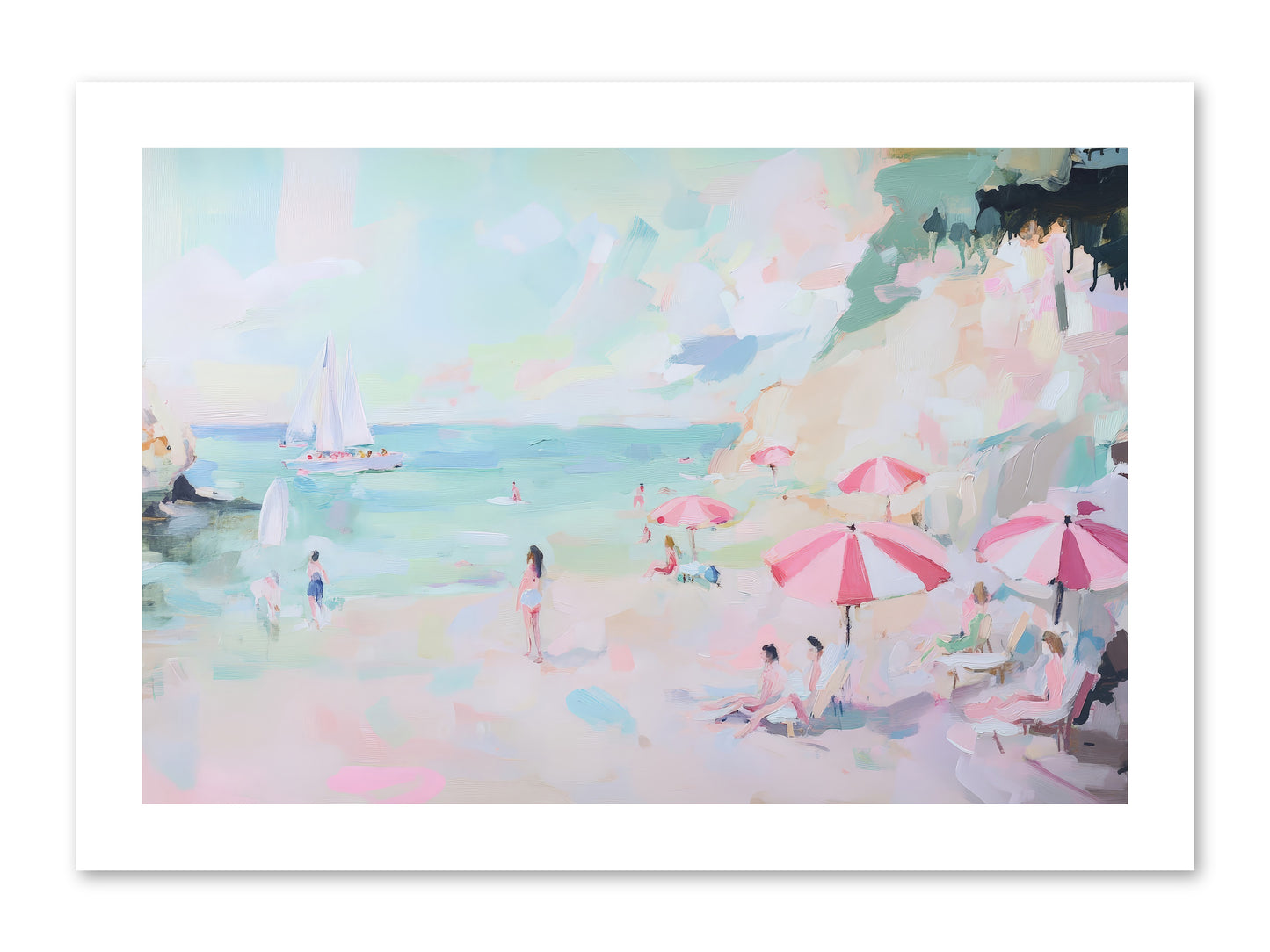 Côte d'Azur Blues -REZ 2 -- Paper Print 15x10