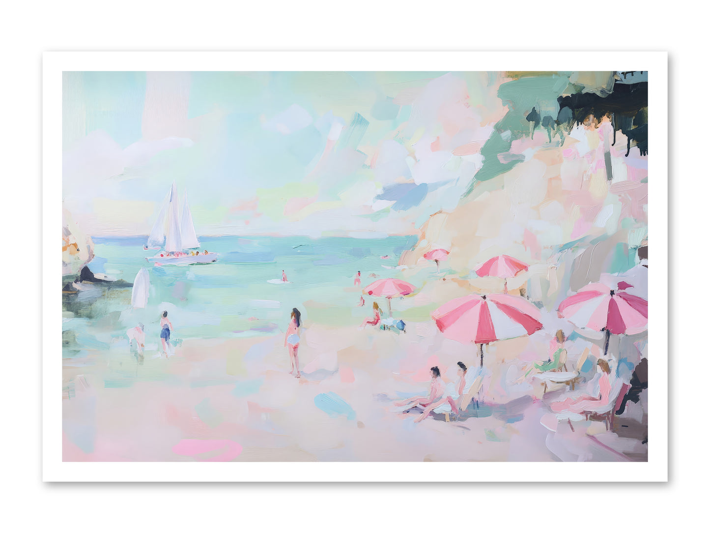 Côte d'Azur Blues -REZ 2 -- Paper Print 30x20