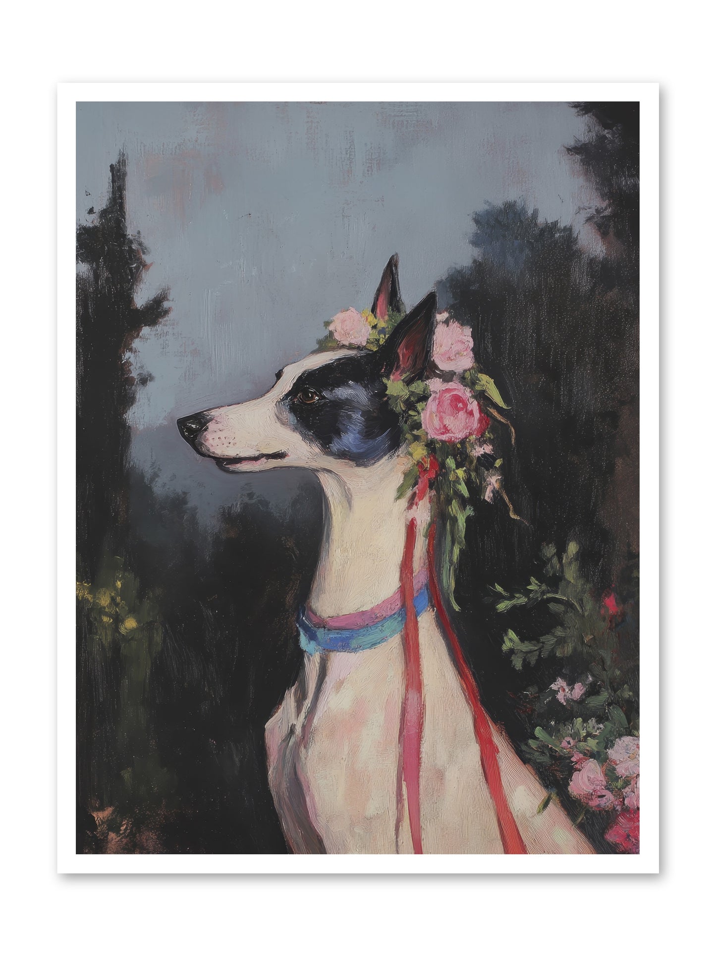 Cottage Garden Charm -- Paper Print 30x40