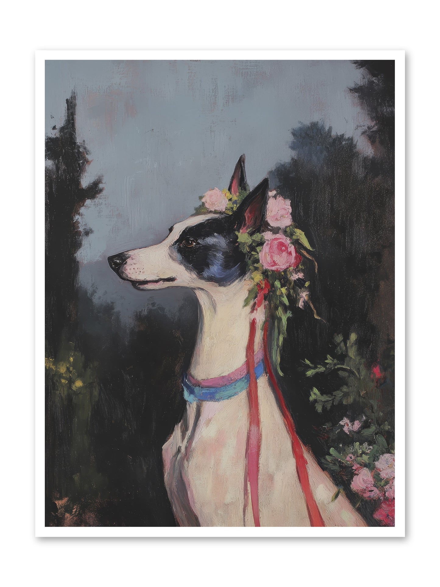 Cottage Garden Charm -- Loose Canvas Print 36x48