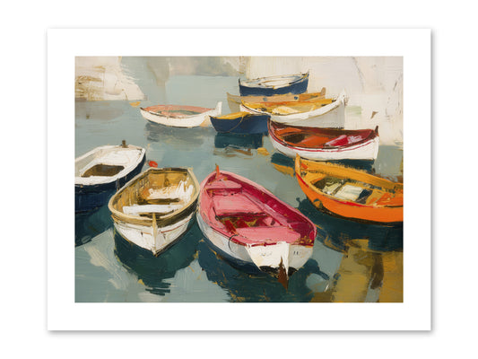 Cotton Candy Boats -- Paper Print 12x9