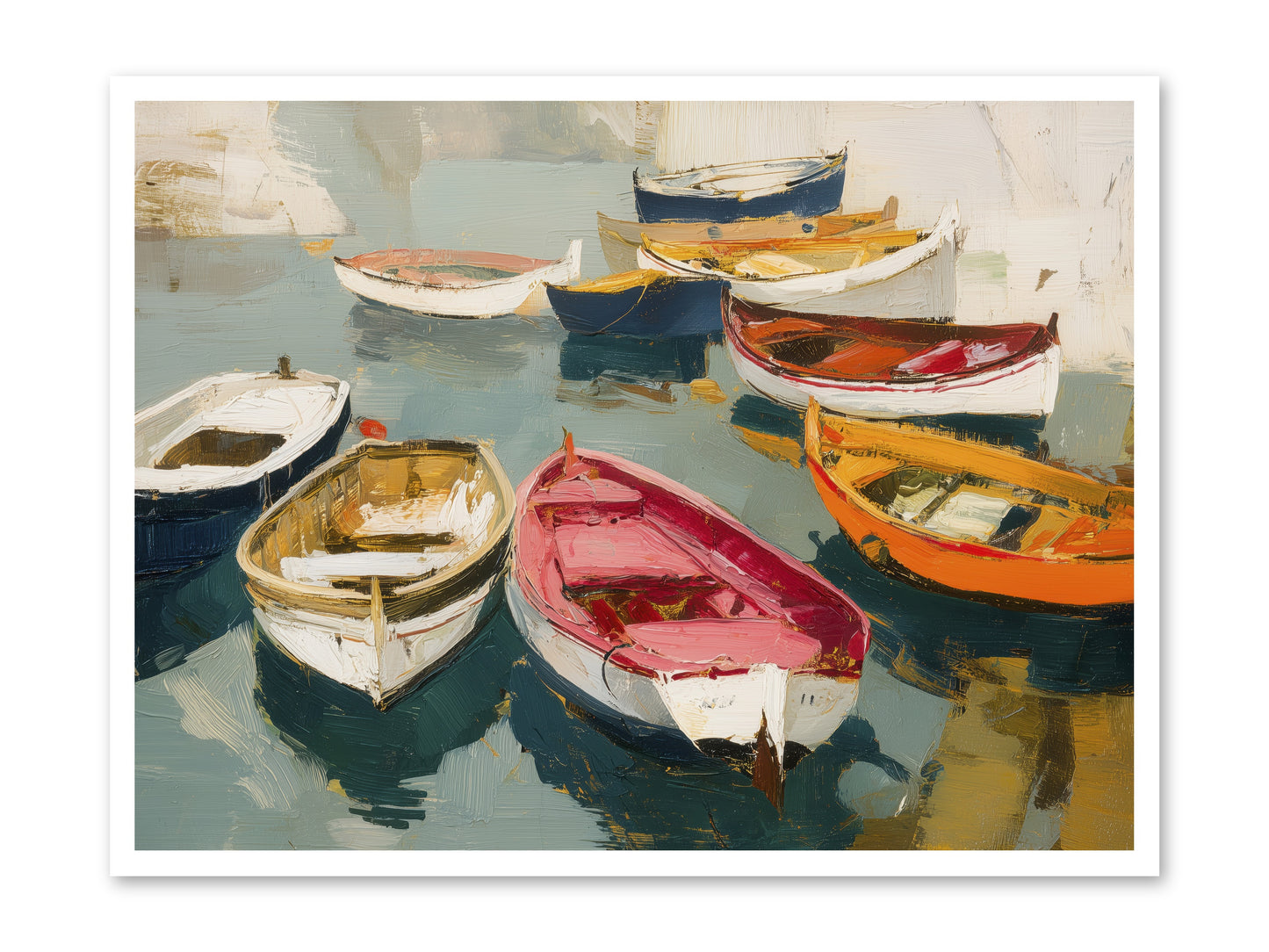 Cotton Candy Boats -- Paper Print 40x30