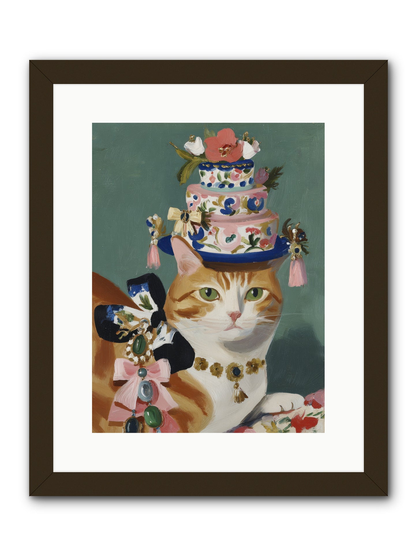 Cotton Candy Dreams -- Framed Print - Black 12x16