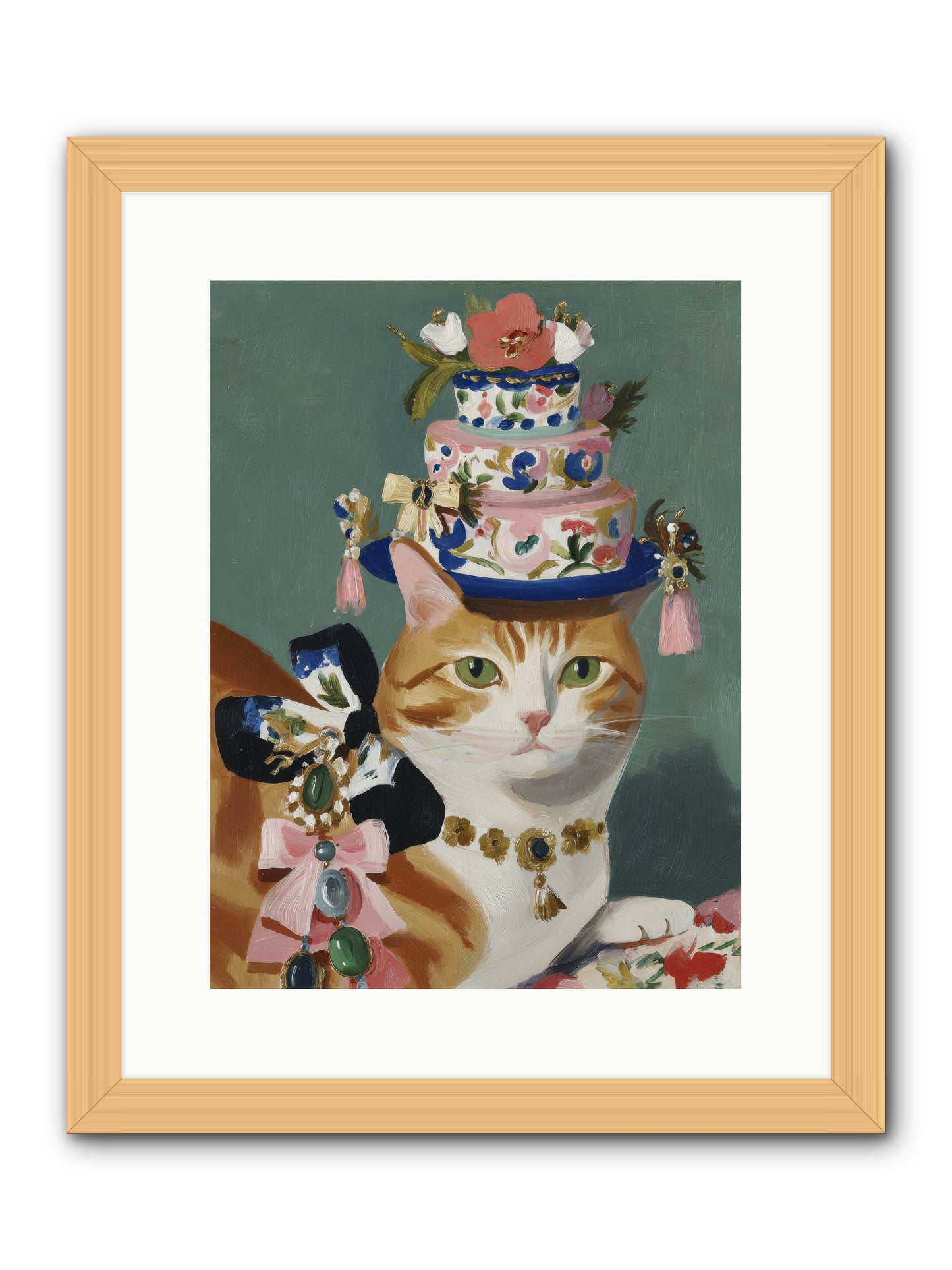 Cotton Candy Dreams -- Framed Print - Natural 12x16
