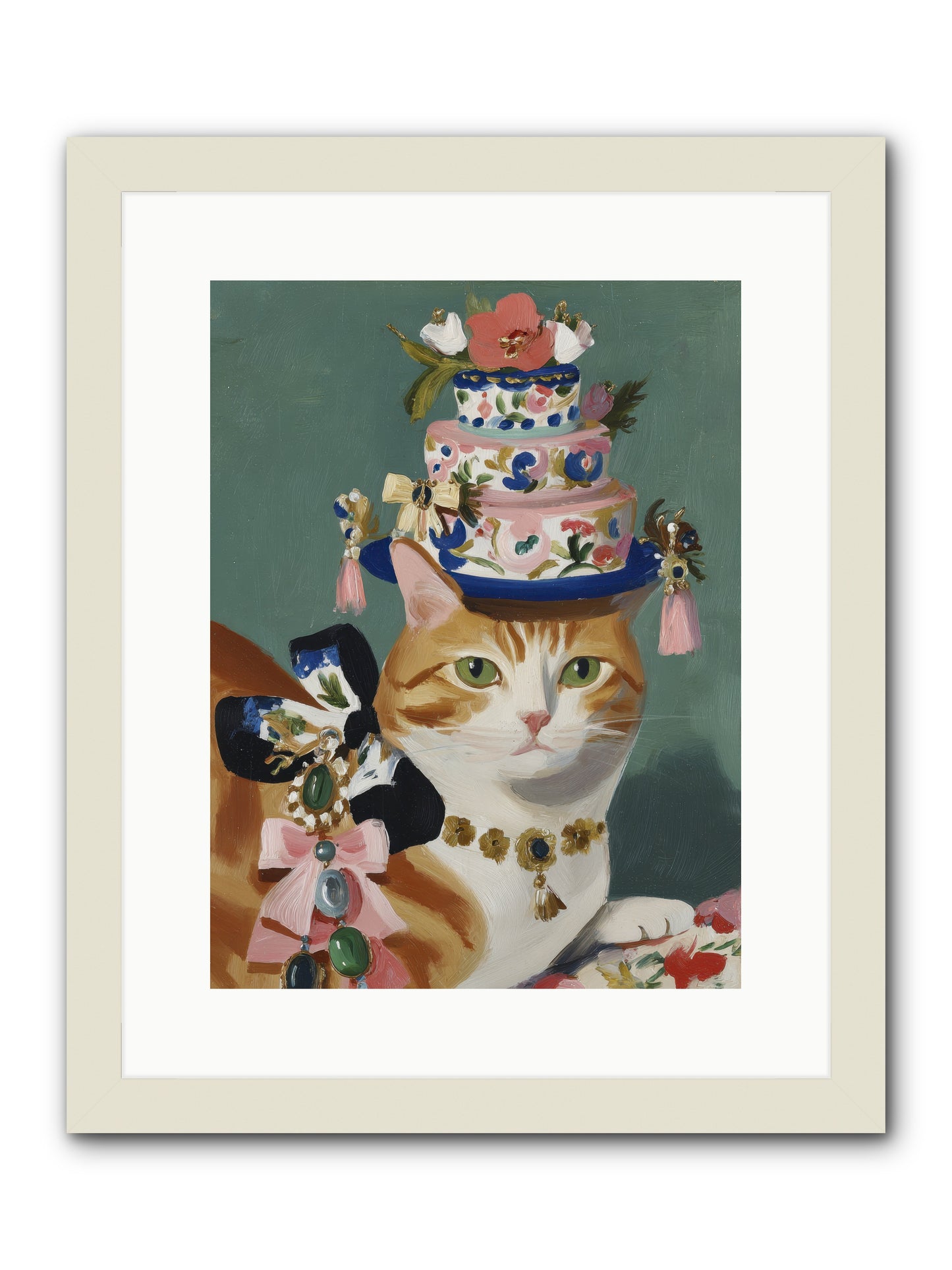 Cotton Candy Dreams -- Framed Print - White 12x16