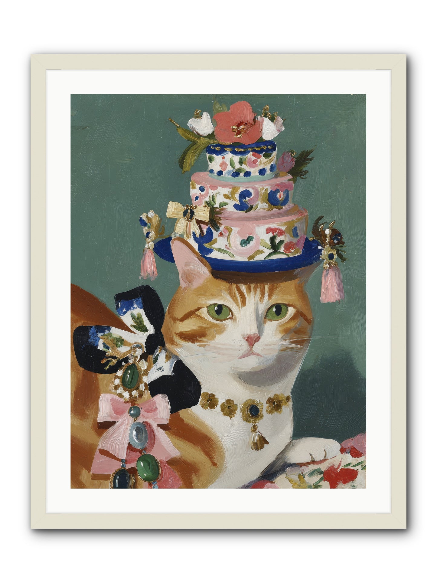 Cotton Candy Dreams -- Framed Print - White 24x32