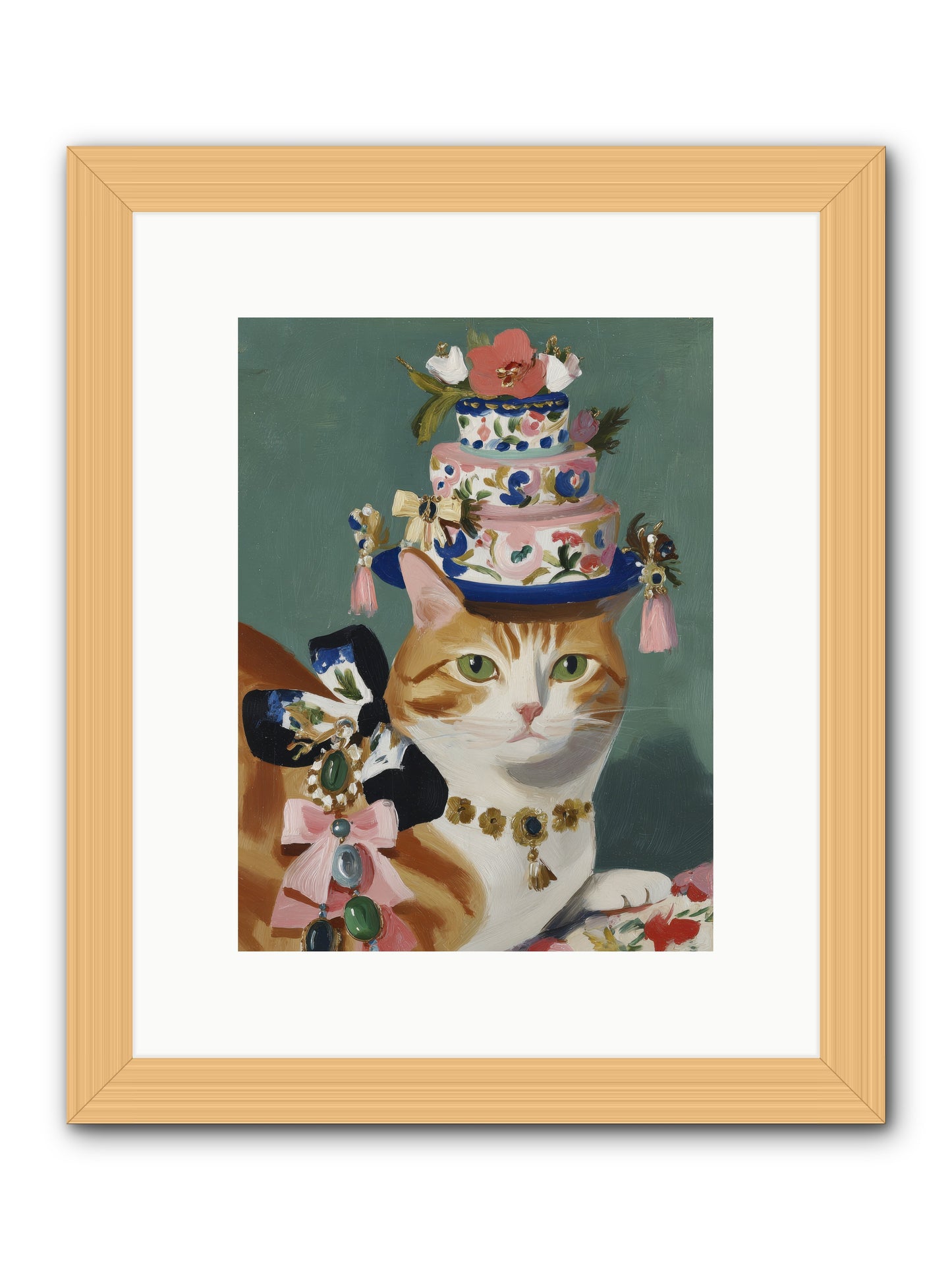 Cotton Candy Dreams -- Framed Print - Natural 9x12