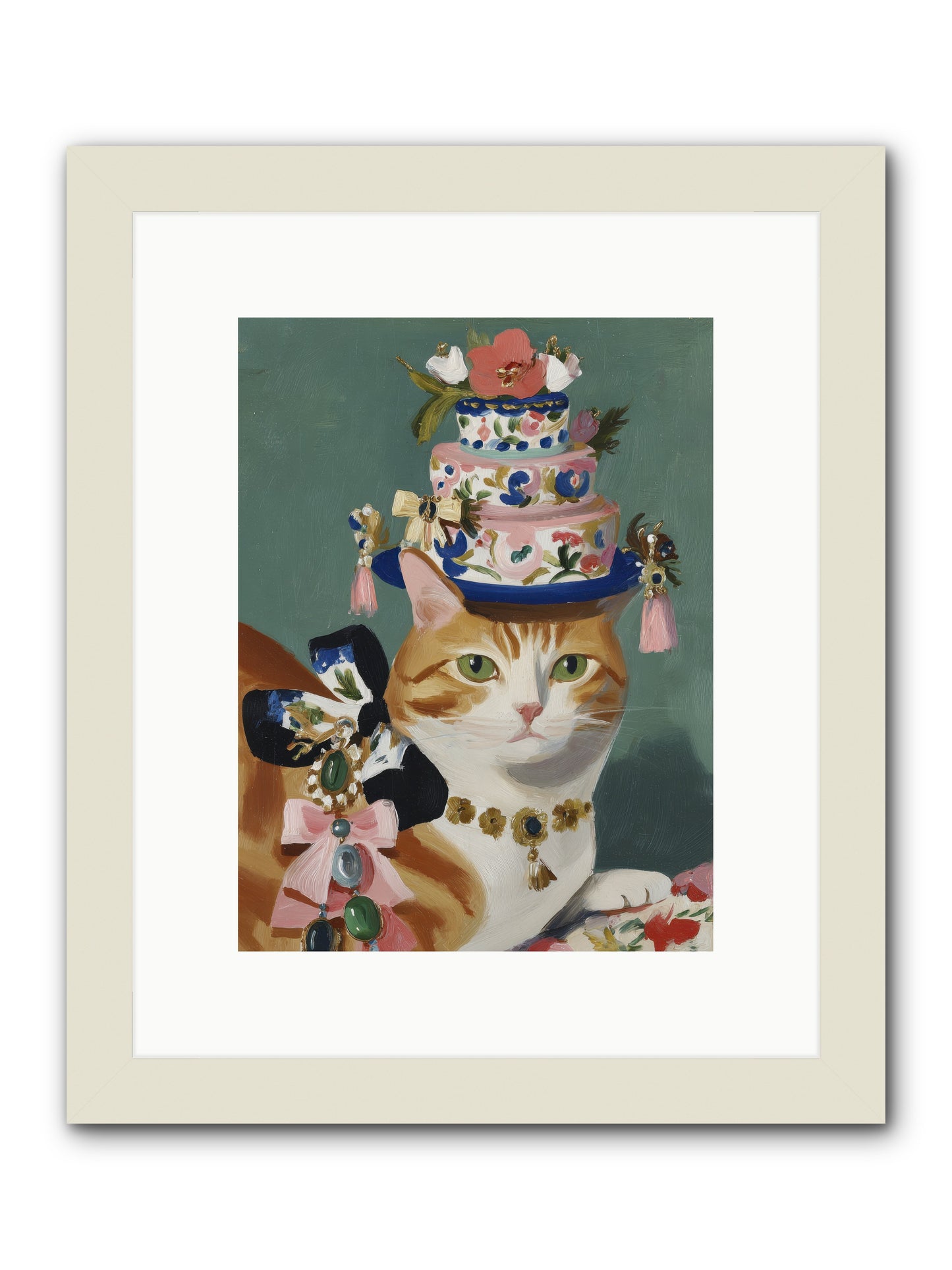 Cotton Candy Dreams -- Framed Print - White 9x12
