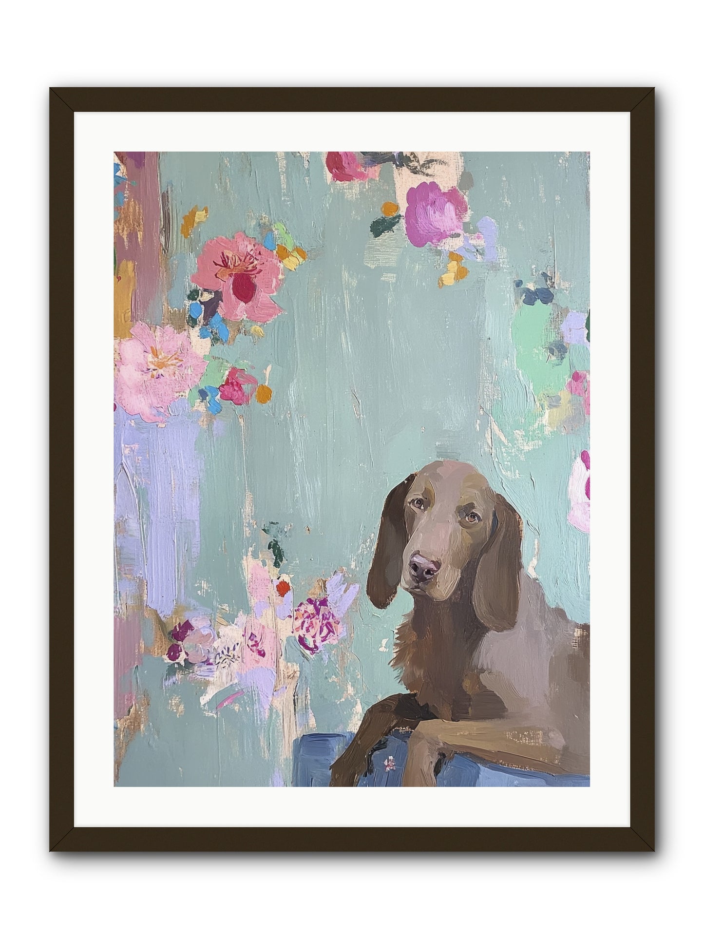 Count Whiskers Silverbrook -- Framed Print - Black 24x32