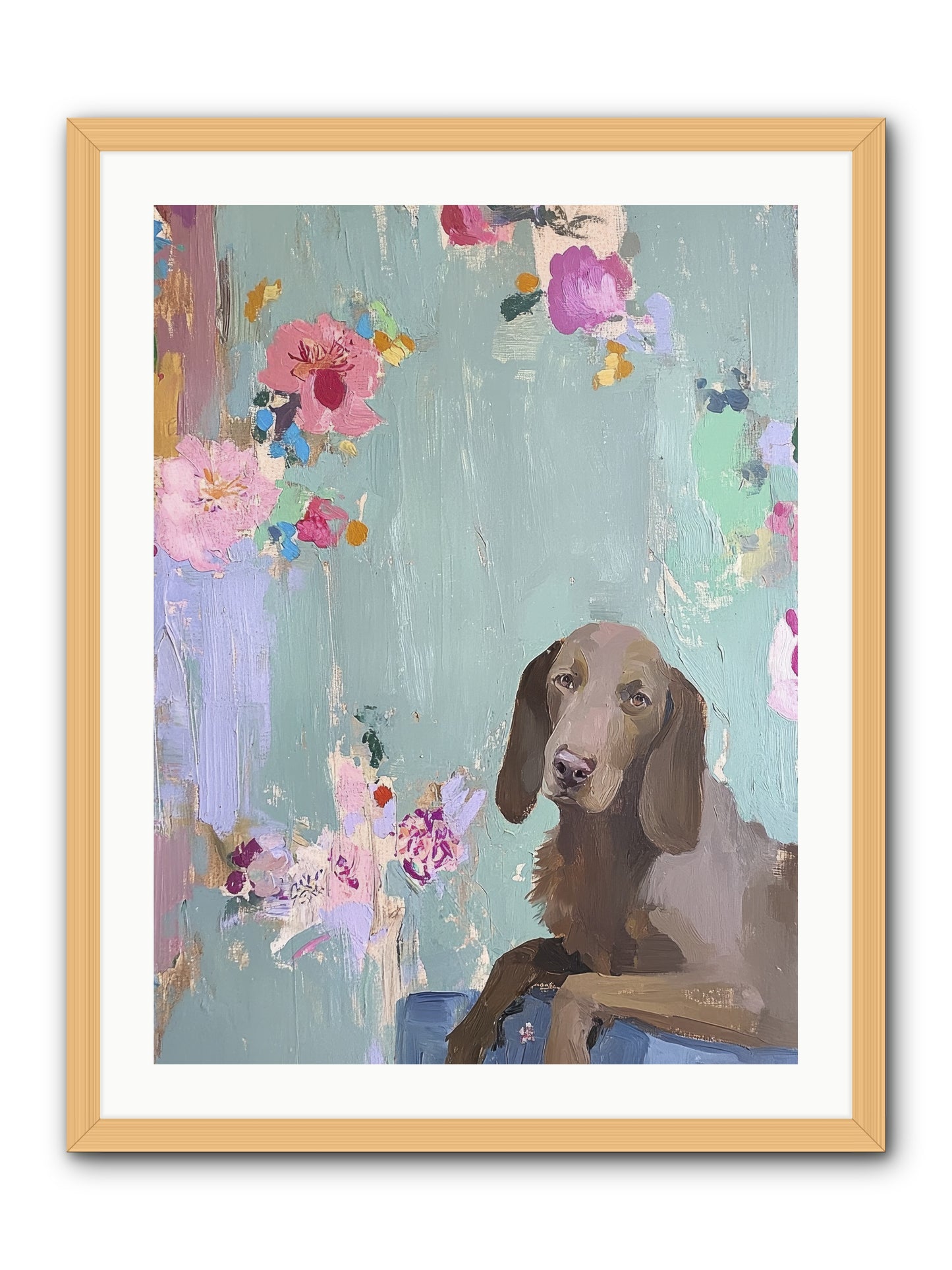 Count Whiskers Silverbrook -- Framed Print - Natural 24x32