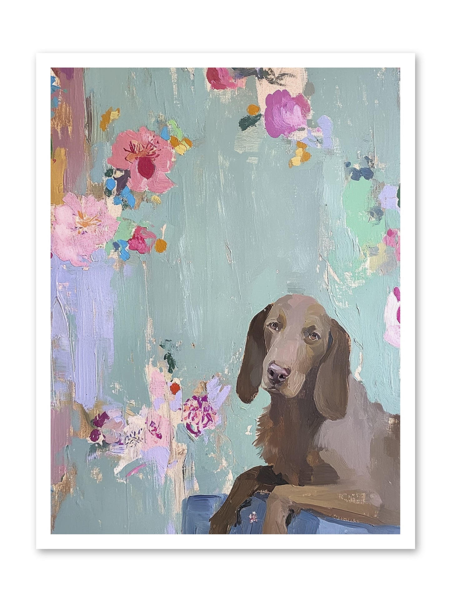 Count Whiskers Silverbrook -- Loose Canvas Print 24x32