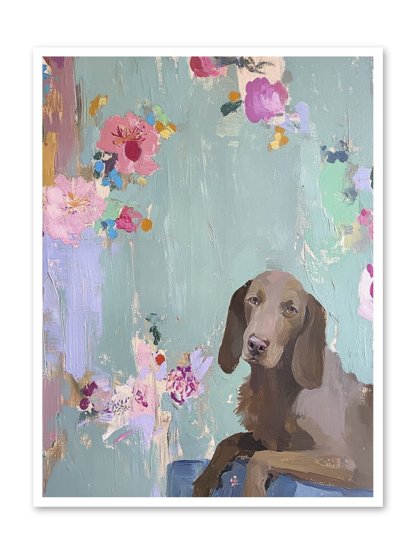 Count Whiskers Silverbrook -- Loose Canvas Print 36x48