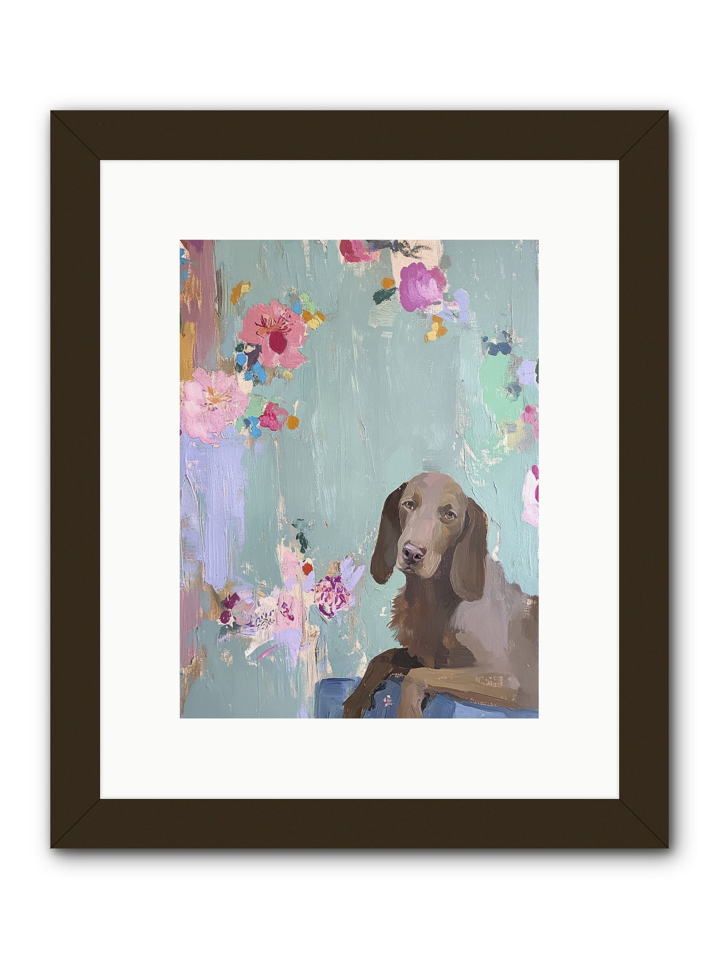 Count Whiskers Silverbrook -- Framed Print - Black 9x12
