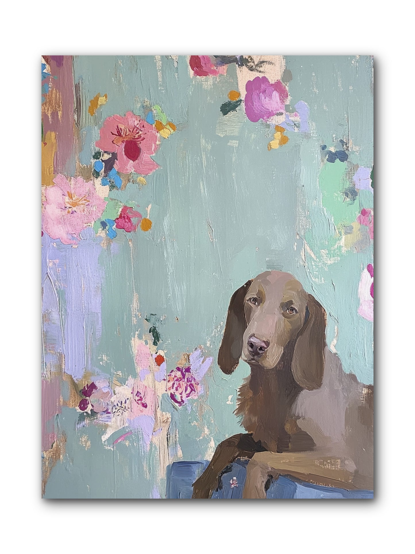 Count Whiskers Silverbrook -- Wrapped Canvas 9x12