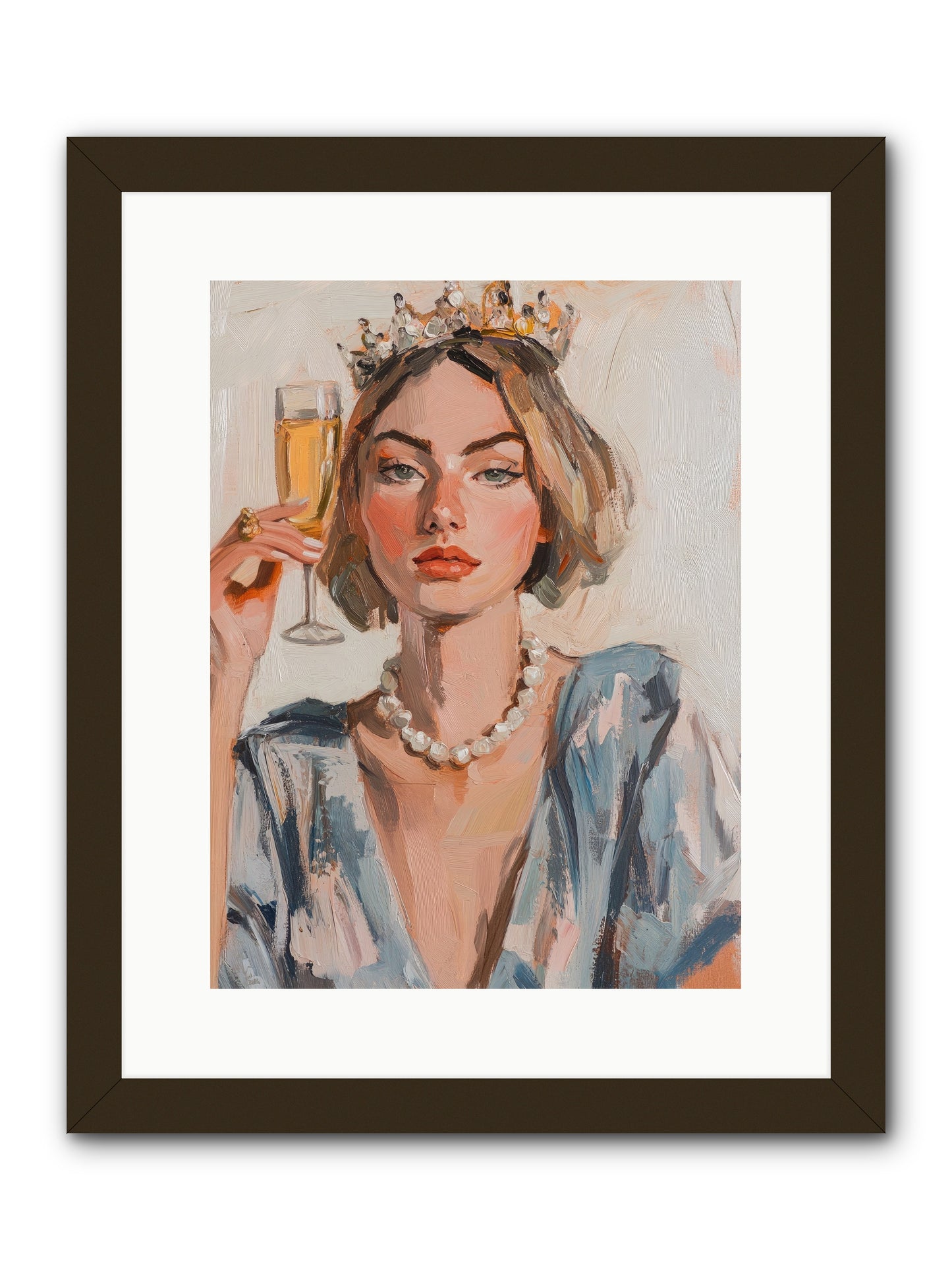 Countess Of Cheers -- Framed Print - Black 12x16