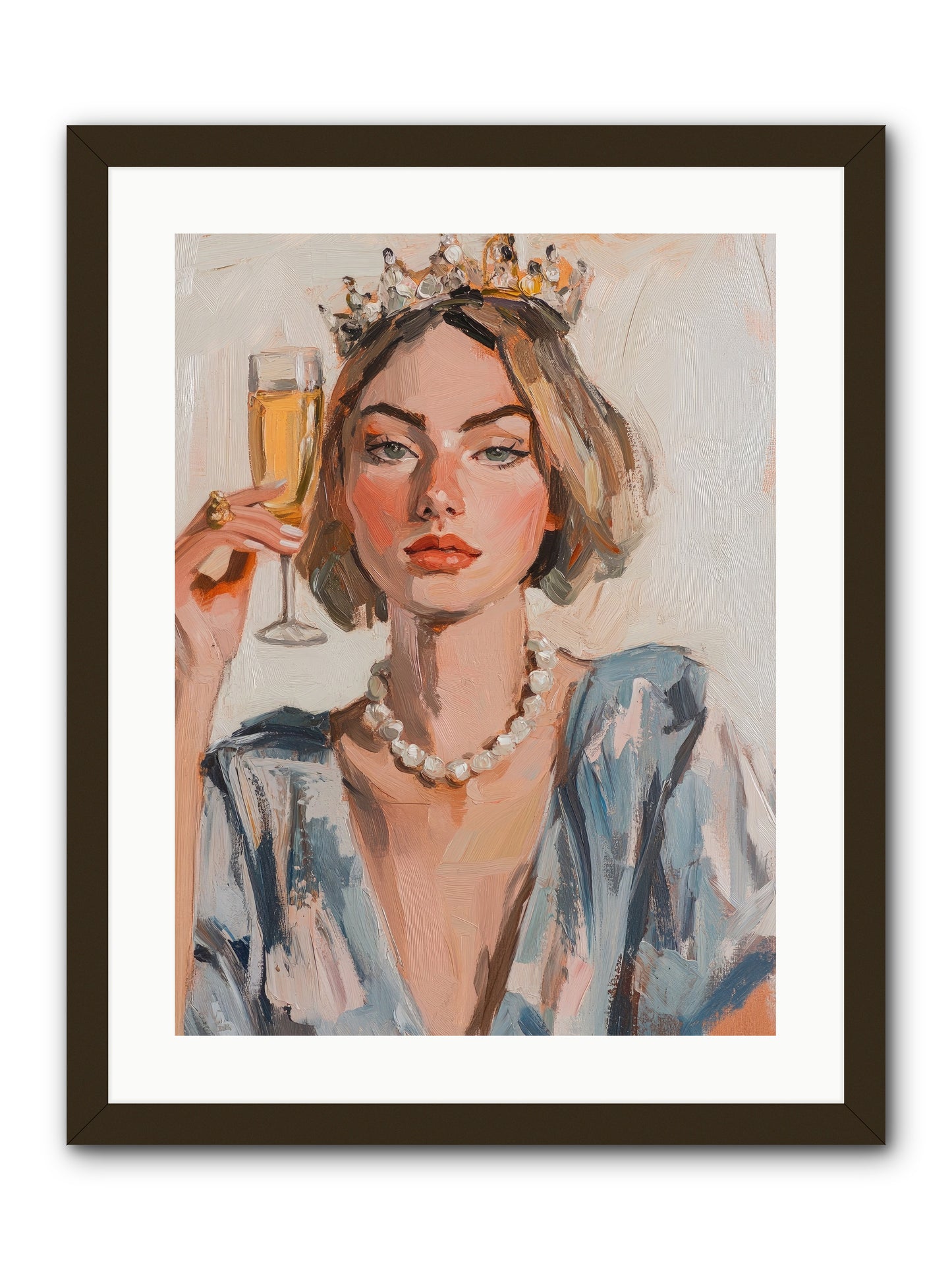 Countess Of Cheers -- Framed Print - Black 18x24
