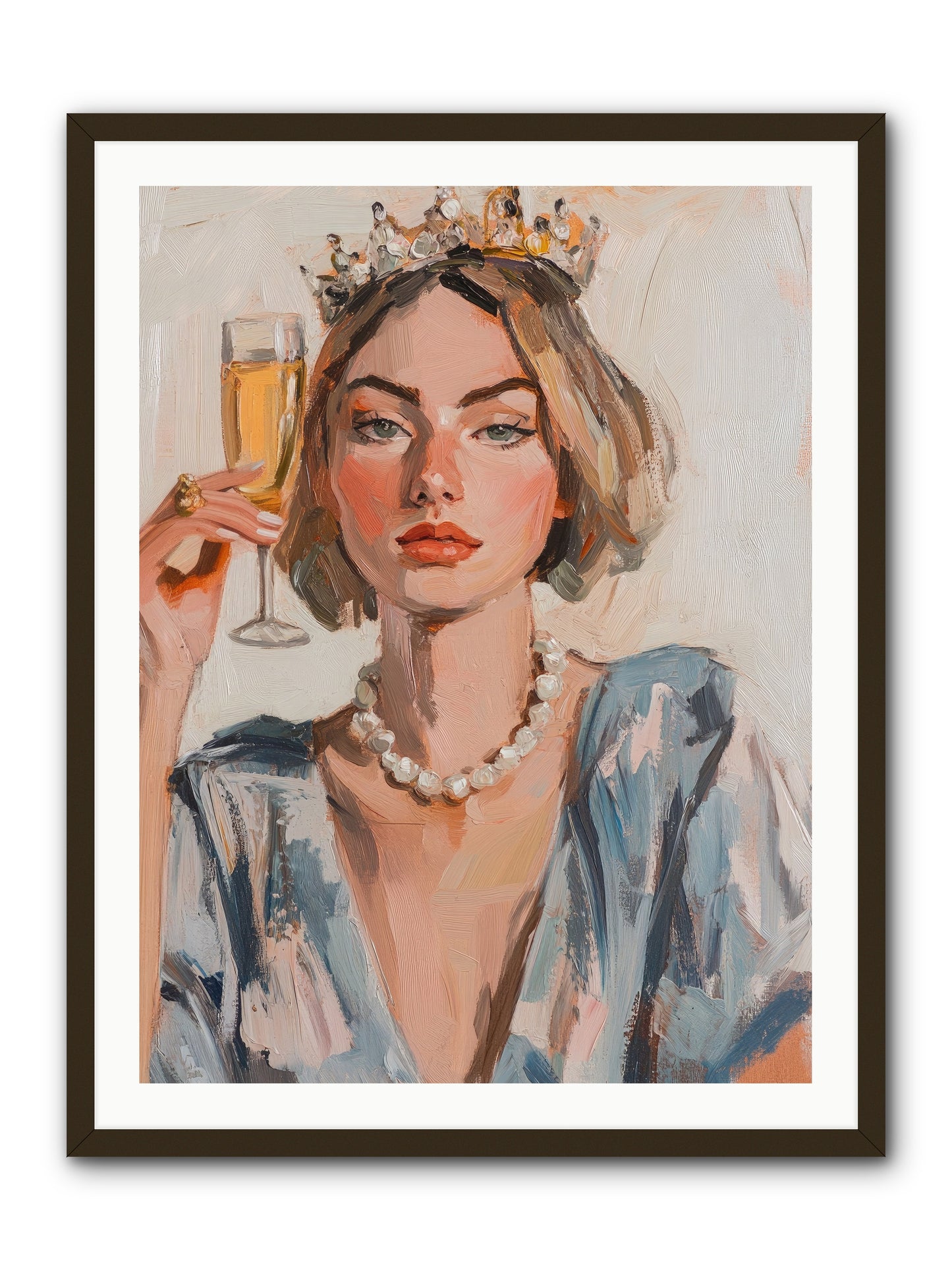 Countess Of Cheers -- Framed Print - Black 30x40