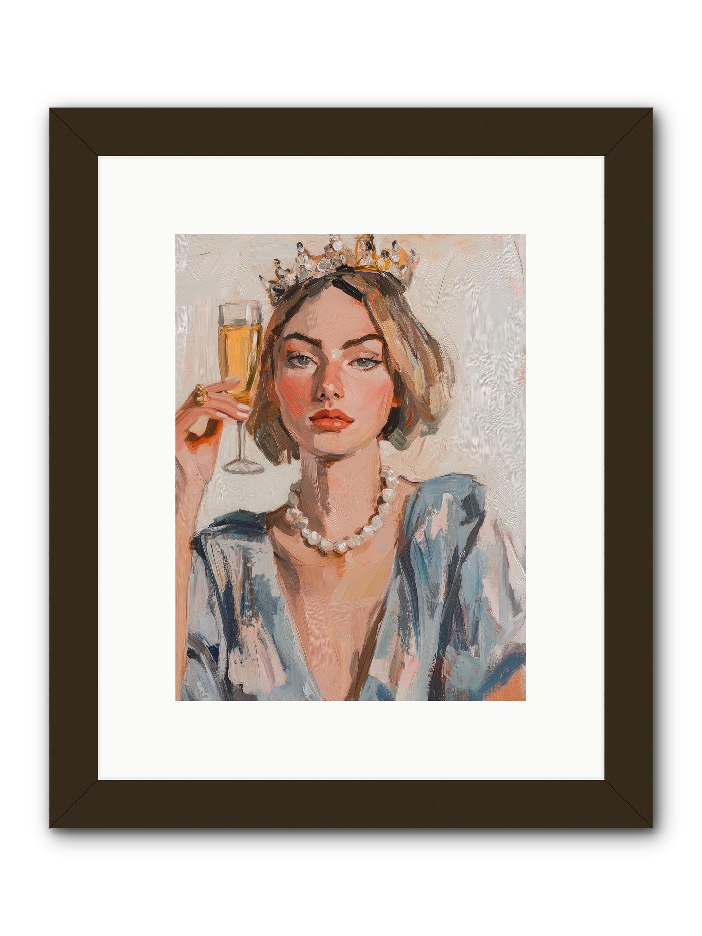 Countess Of Cheers -- Framed Print - Black 9x12