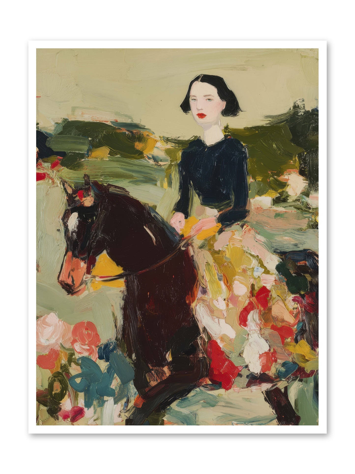 Countryside Contentment -- Loose Canvas Print 36x48