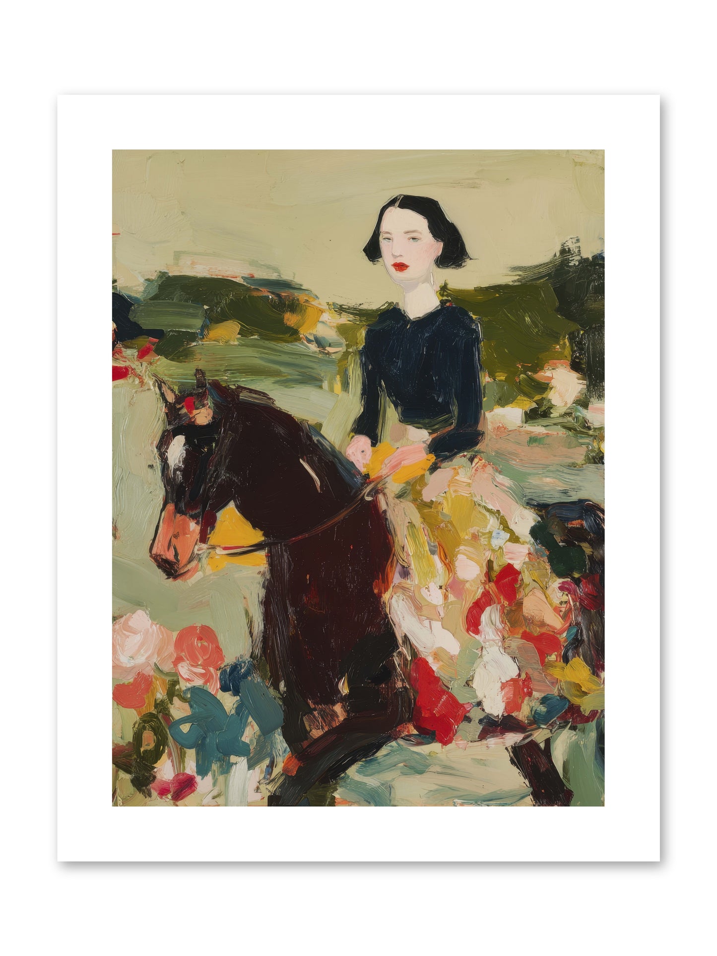Countryside Contentment -- Paper Print 9x12