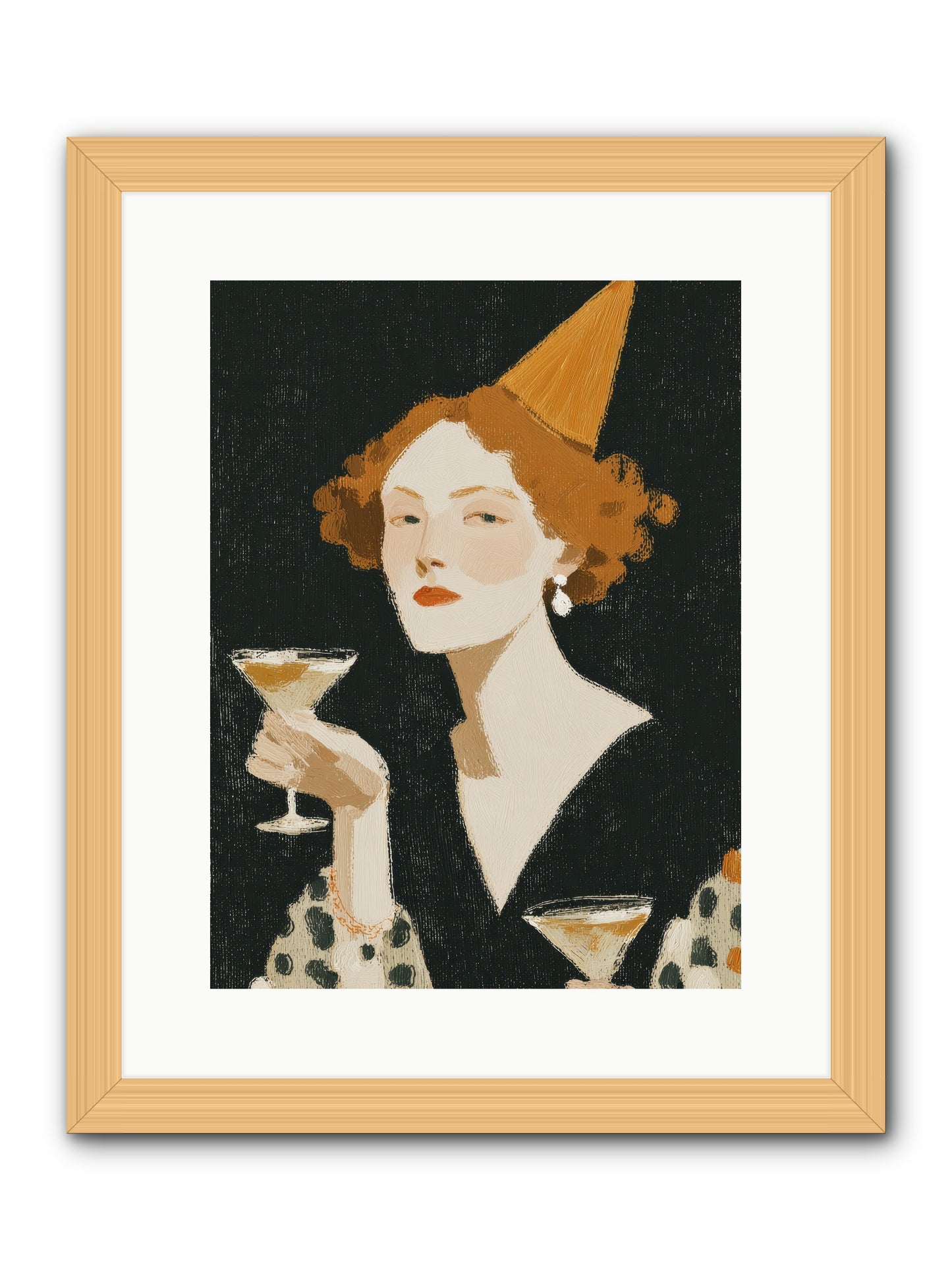 Court of Confections -- Framed Print - Natural 12x16