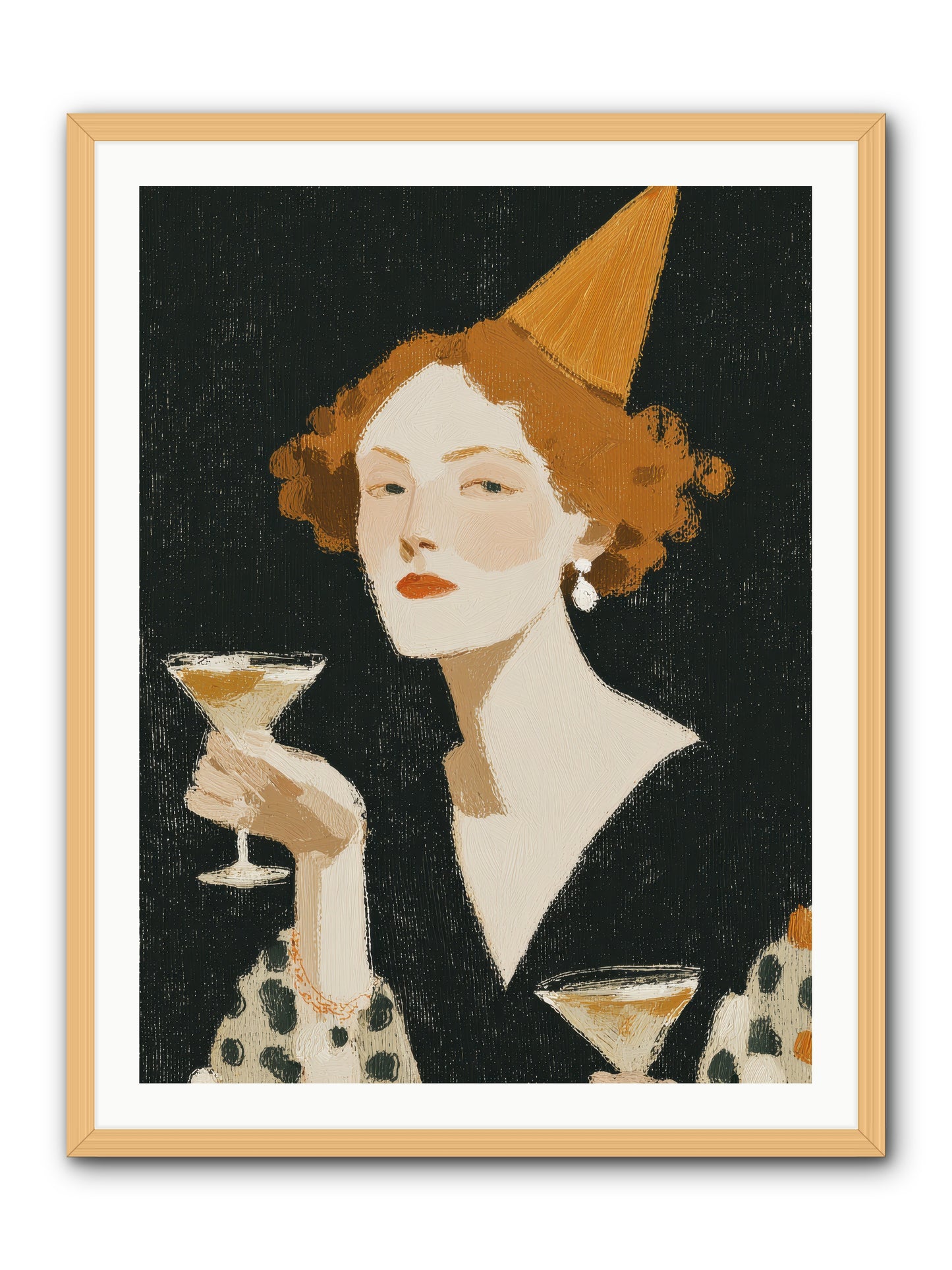 Court of Confections -- Framed Print - Natural 30x40
