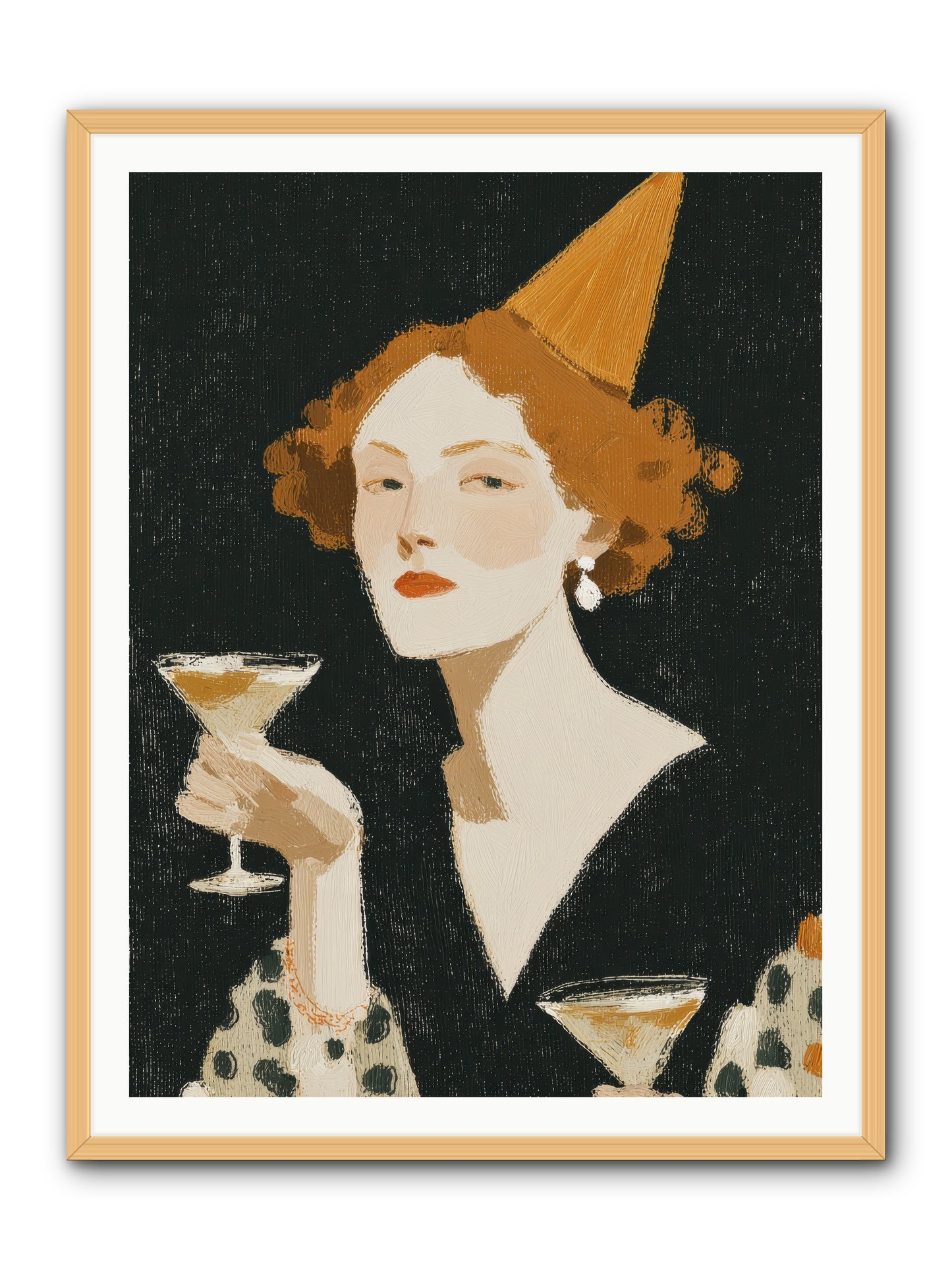 Court of Confections -- Framed Print - Natural 36x48
