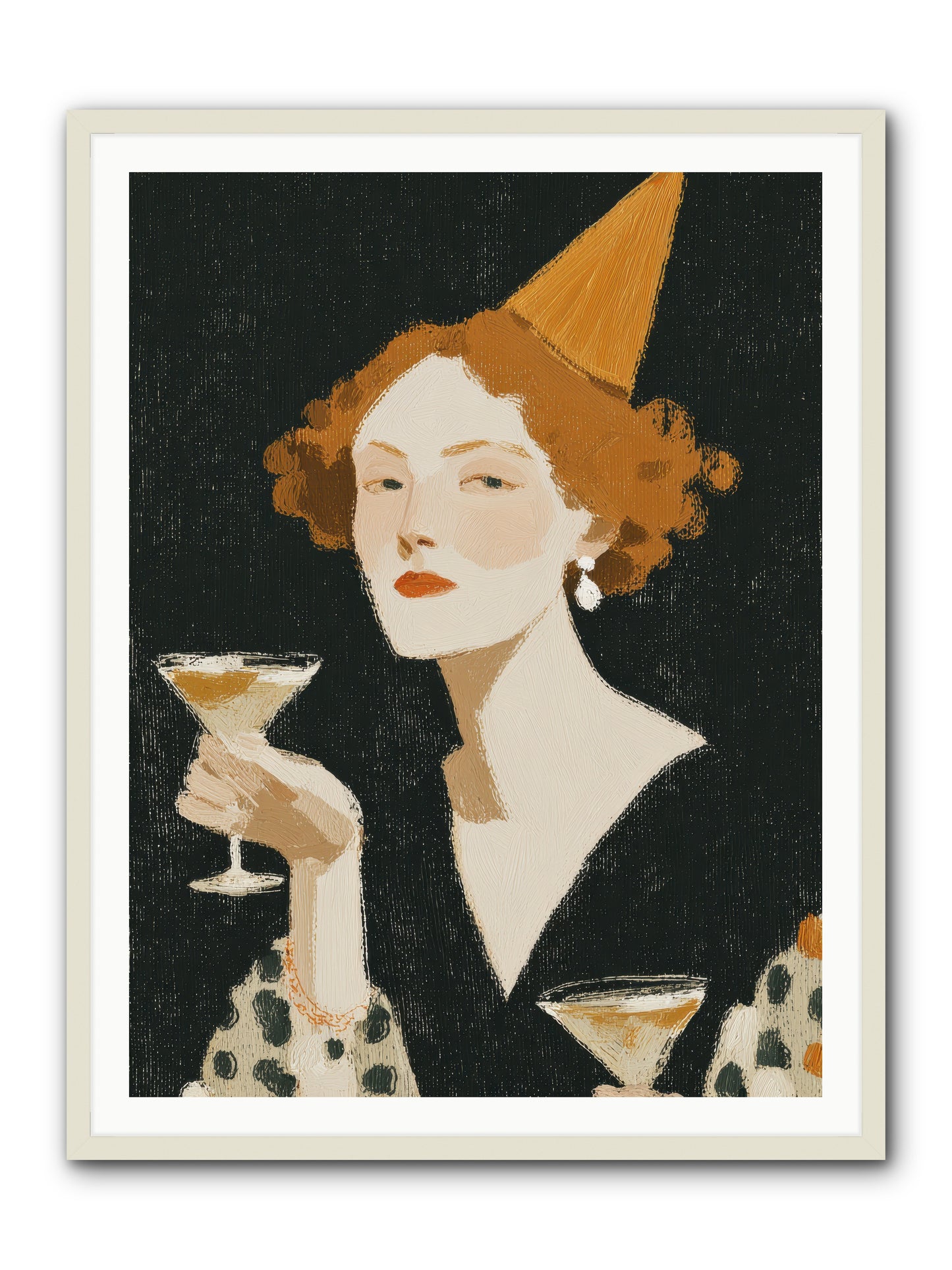 Court of Confections -- Framed Print - White 36x48