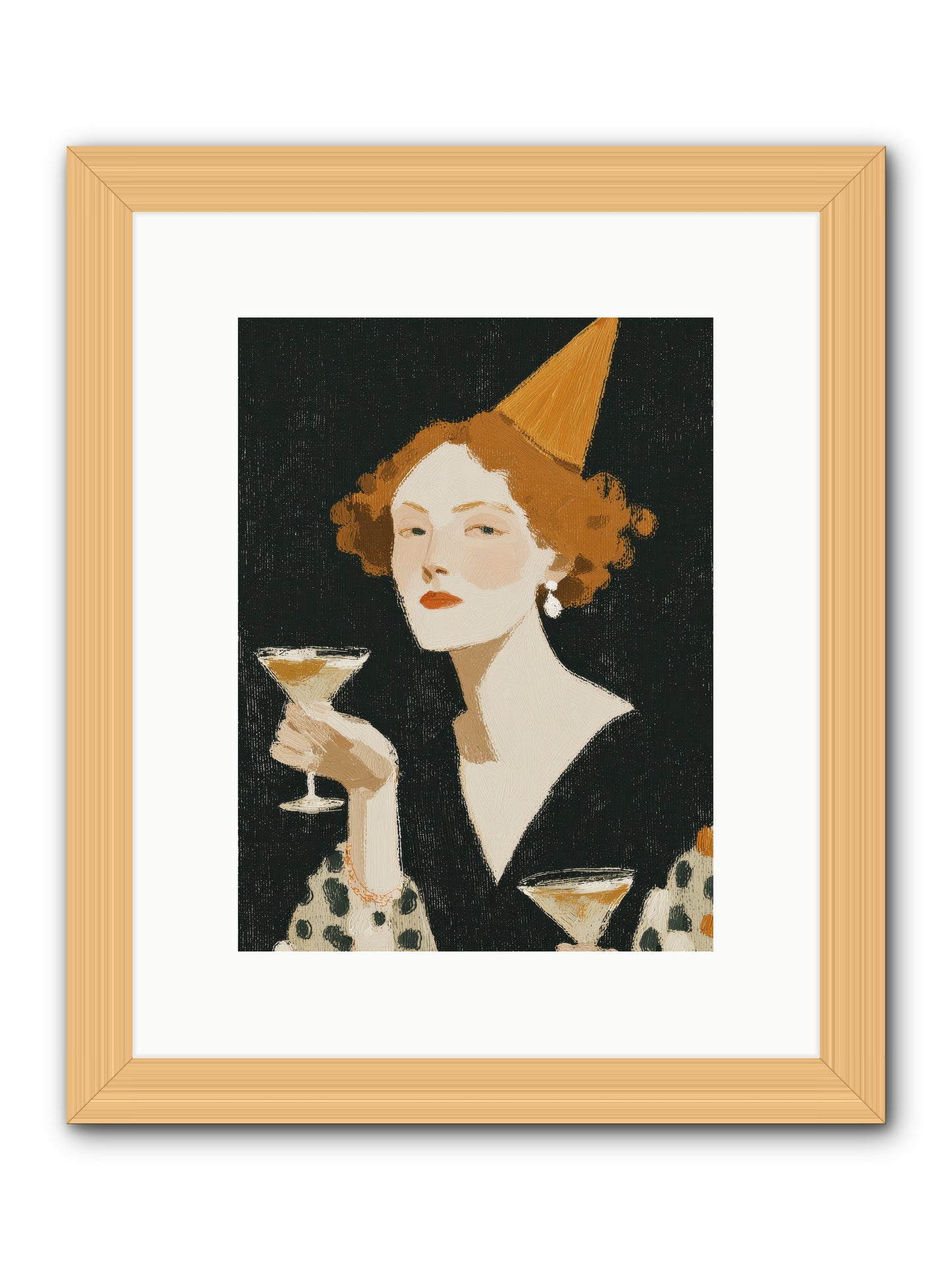 Court of Confections -- Framed Print - Natural 9x12