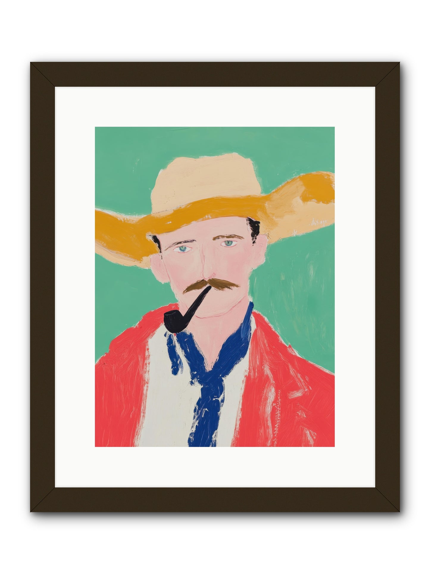 Coyote Creek Legend -- Framed Print - Black 12x16