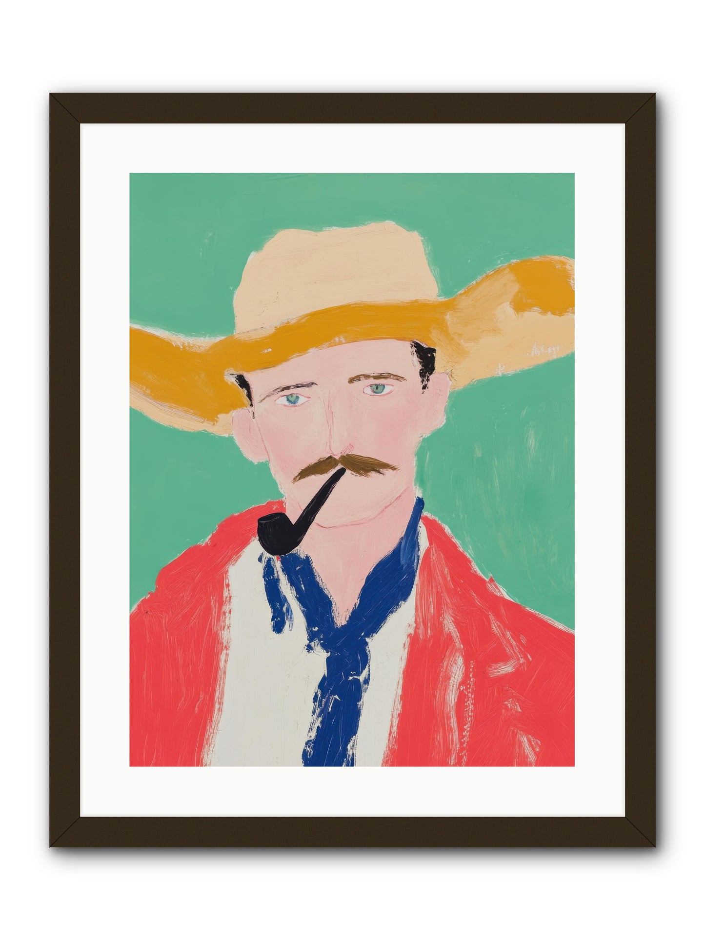 Coyote Creek Legend -- Framed Print - Black 18x24