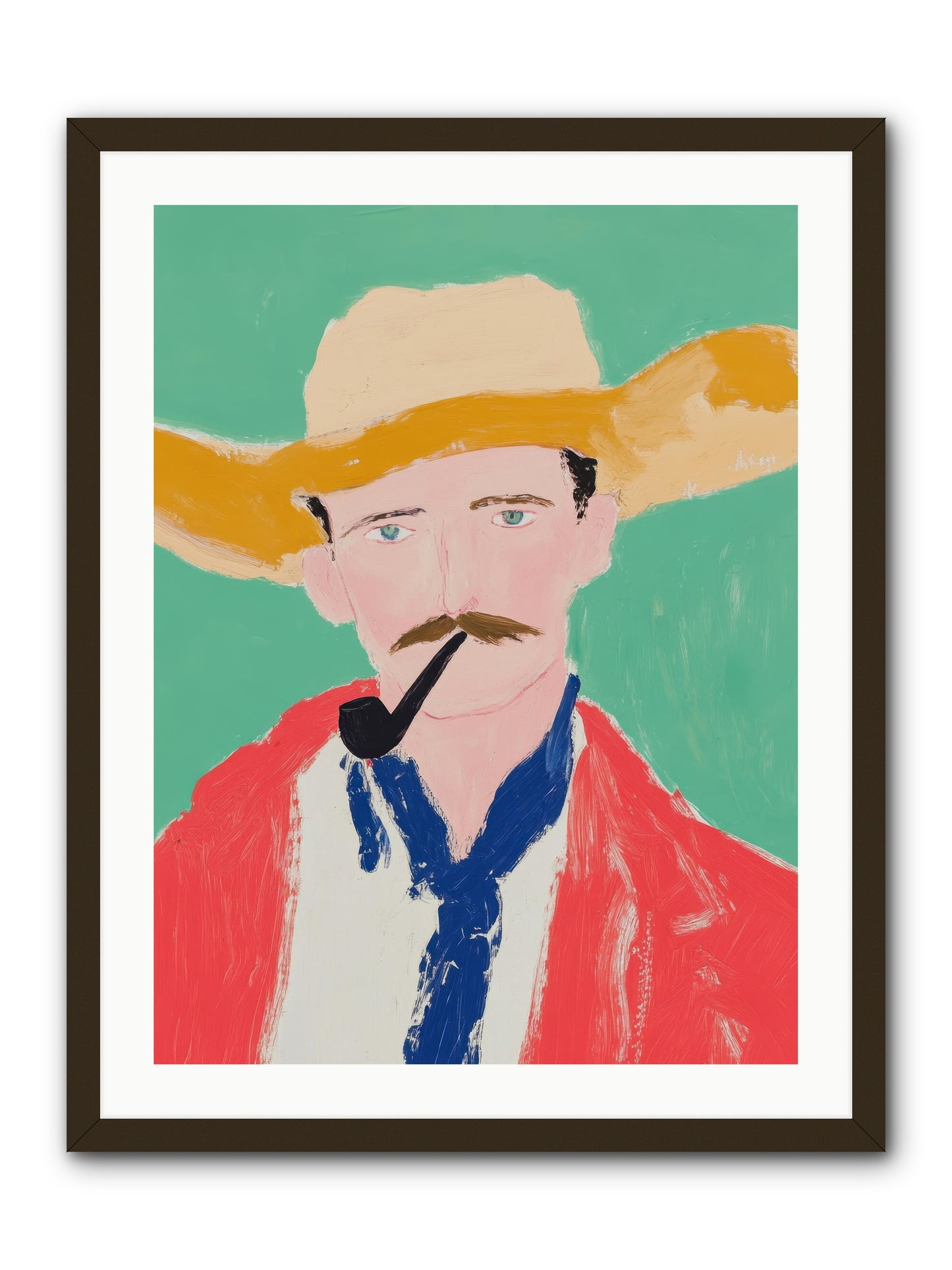Coyote Creek Legend -- Framed Print - Black 24x32