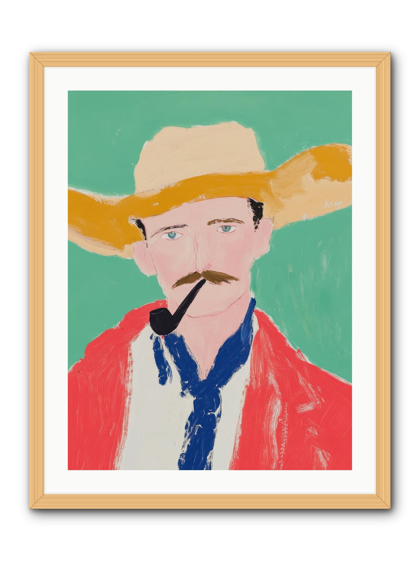 Coyote Creek Legend -- Framed Print - Natural 24x32
