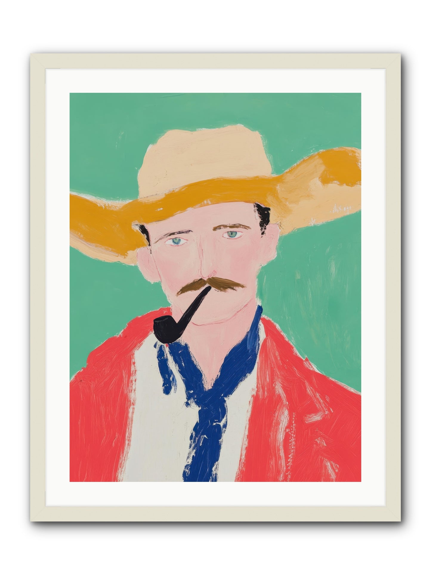Coyote Creek Legend -- Framed Print - White 24x32