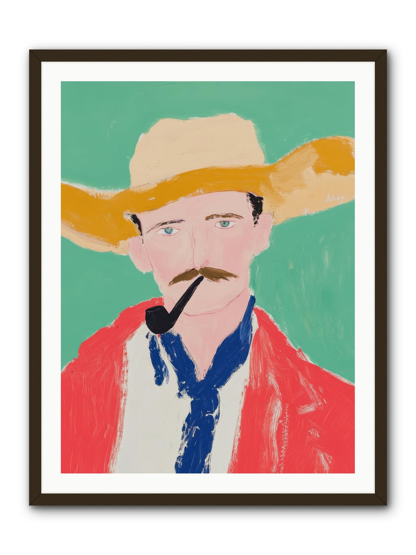 Coyote Creek Legend -- Framed Print - Black 30x40